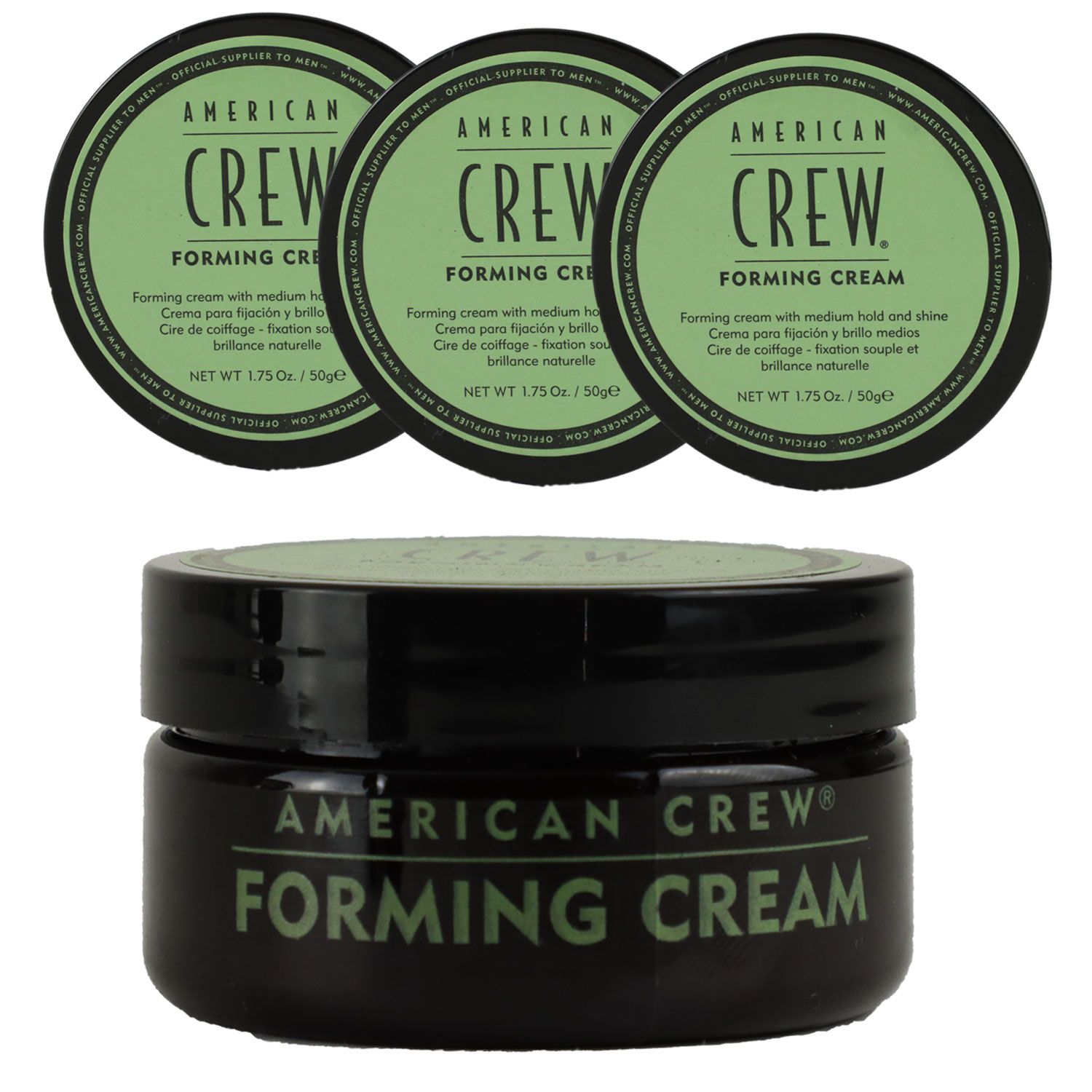 American Crew Classic Forming Cream 3 x 50 g Stylingcreme mittelstarker halt Set
