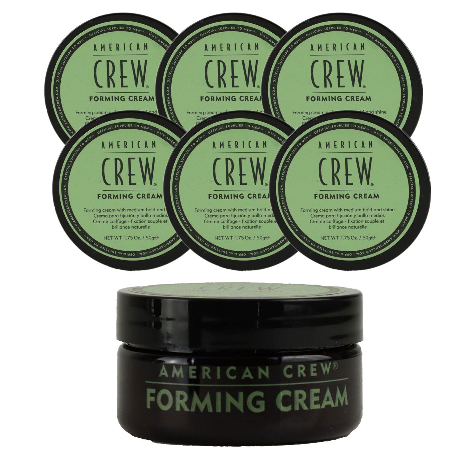 American Crew Classic Forming Cream 6 x 50 g Stylingcreme mittelstarker halt Set