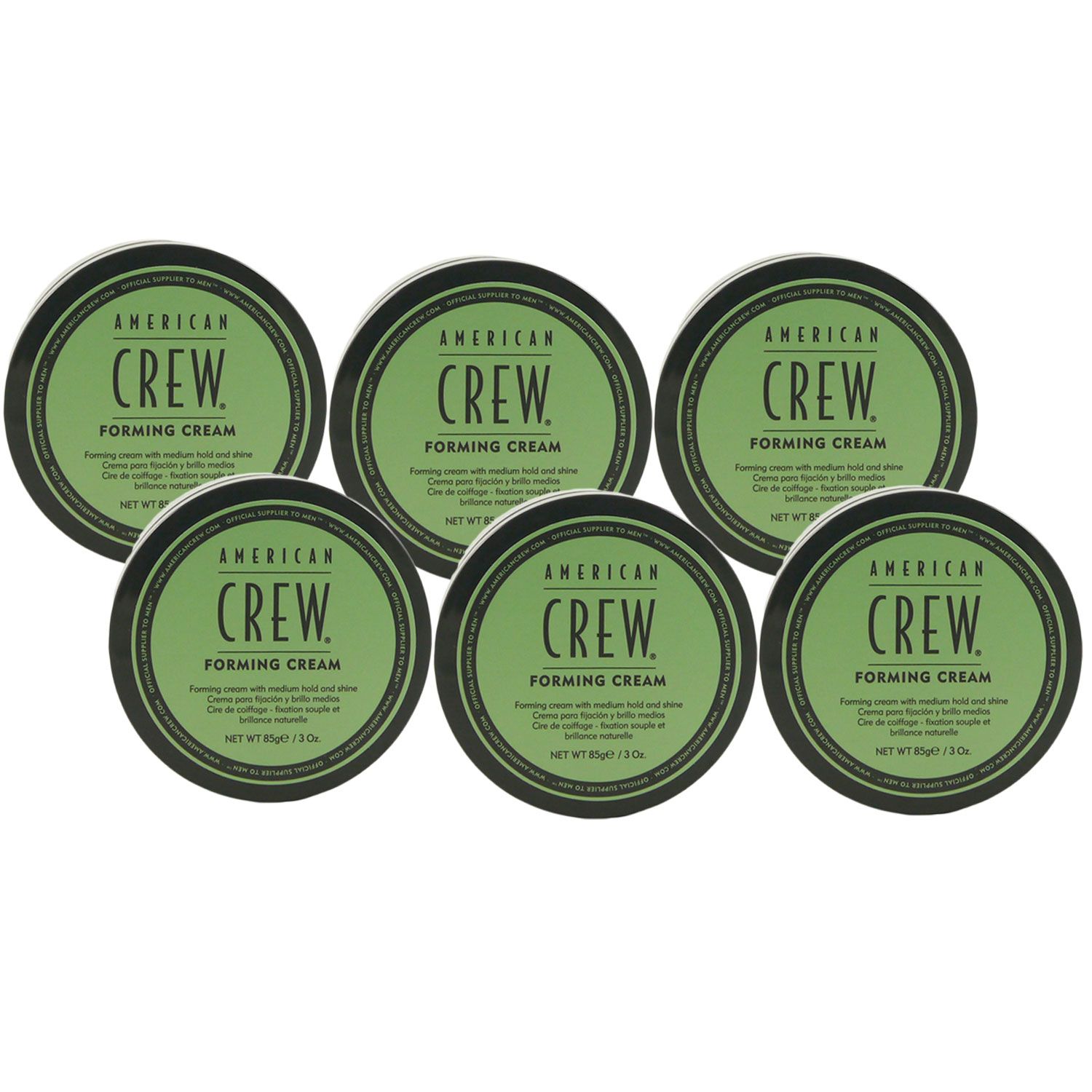 American Crew Classic Forming Cream 6 x 85 g Stylingcreme mittelstarker Halt Set