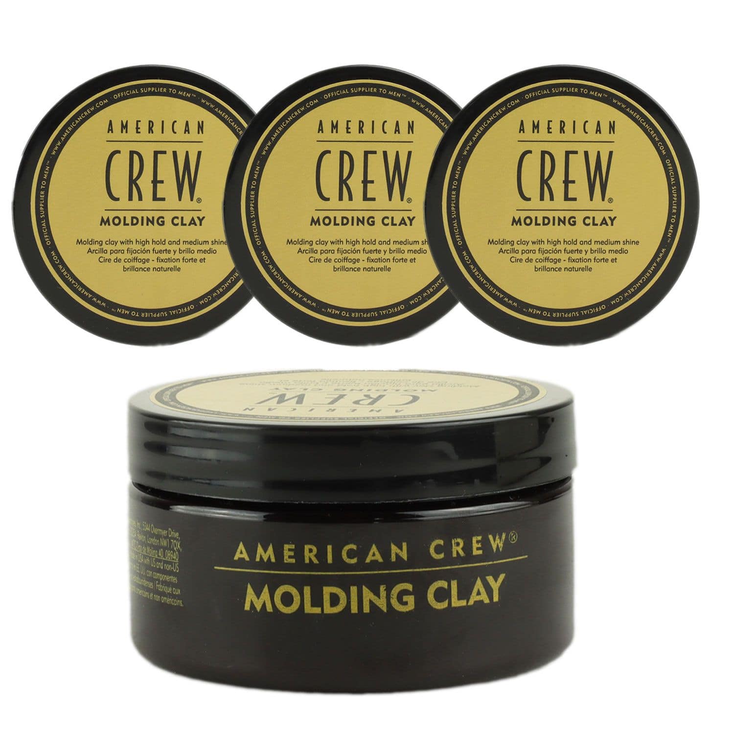 American Crew Classic Molding Clay 3 x 85 g Haarpaste Set