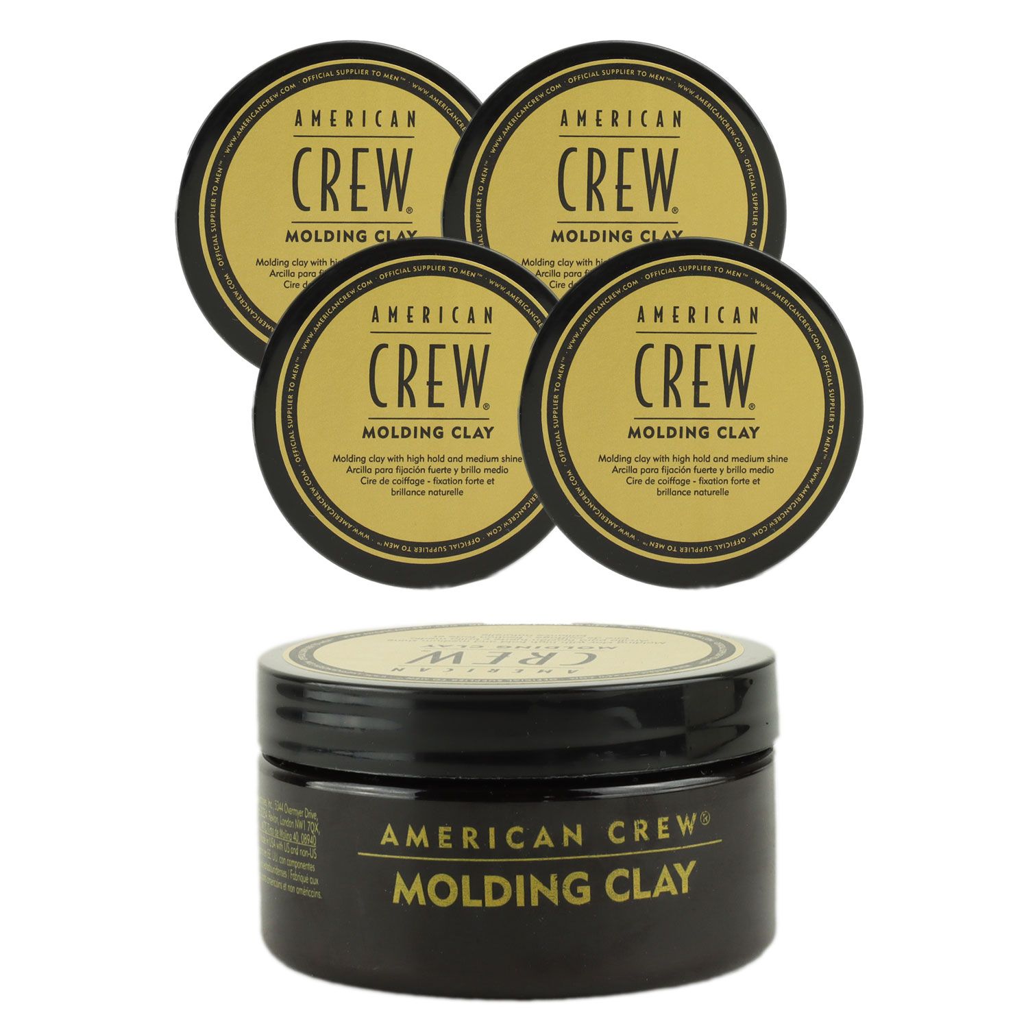 American Crew Classic Molding Clay 4 x 85 g Haarpaste Set