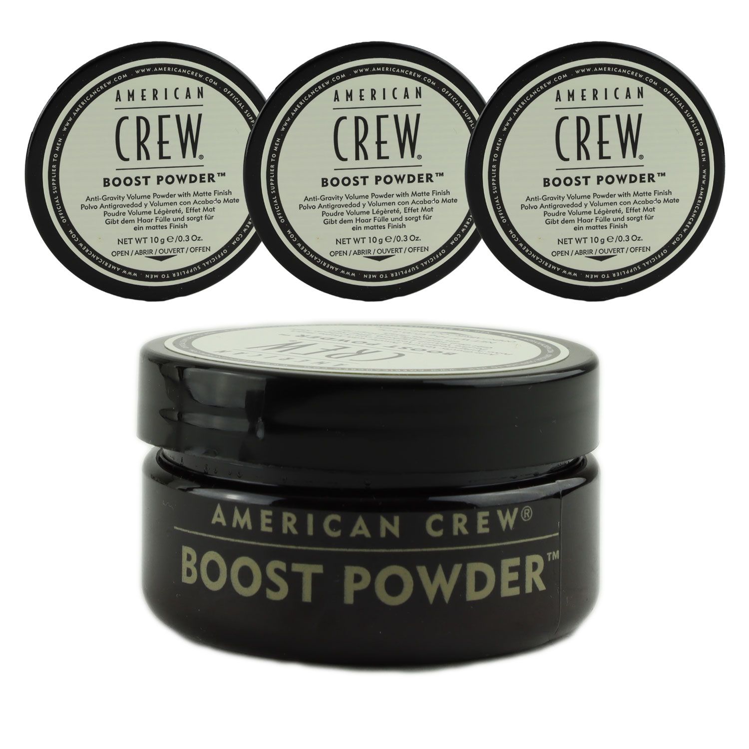 American Crew Classic Styling Boost Powder 3 x 10 g Haarverdichtung Volumenpuder Set