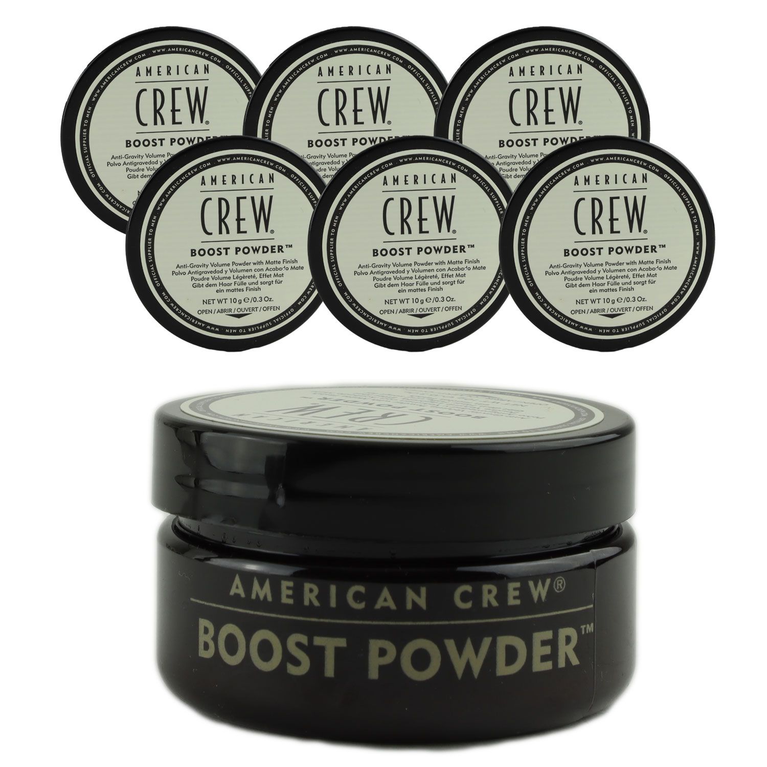 American Crew Classic Styling Boost Powder 6 x 10 g Haarverdichtung Volumenpuder Set