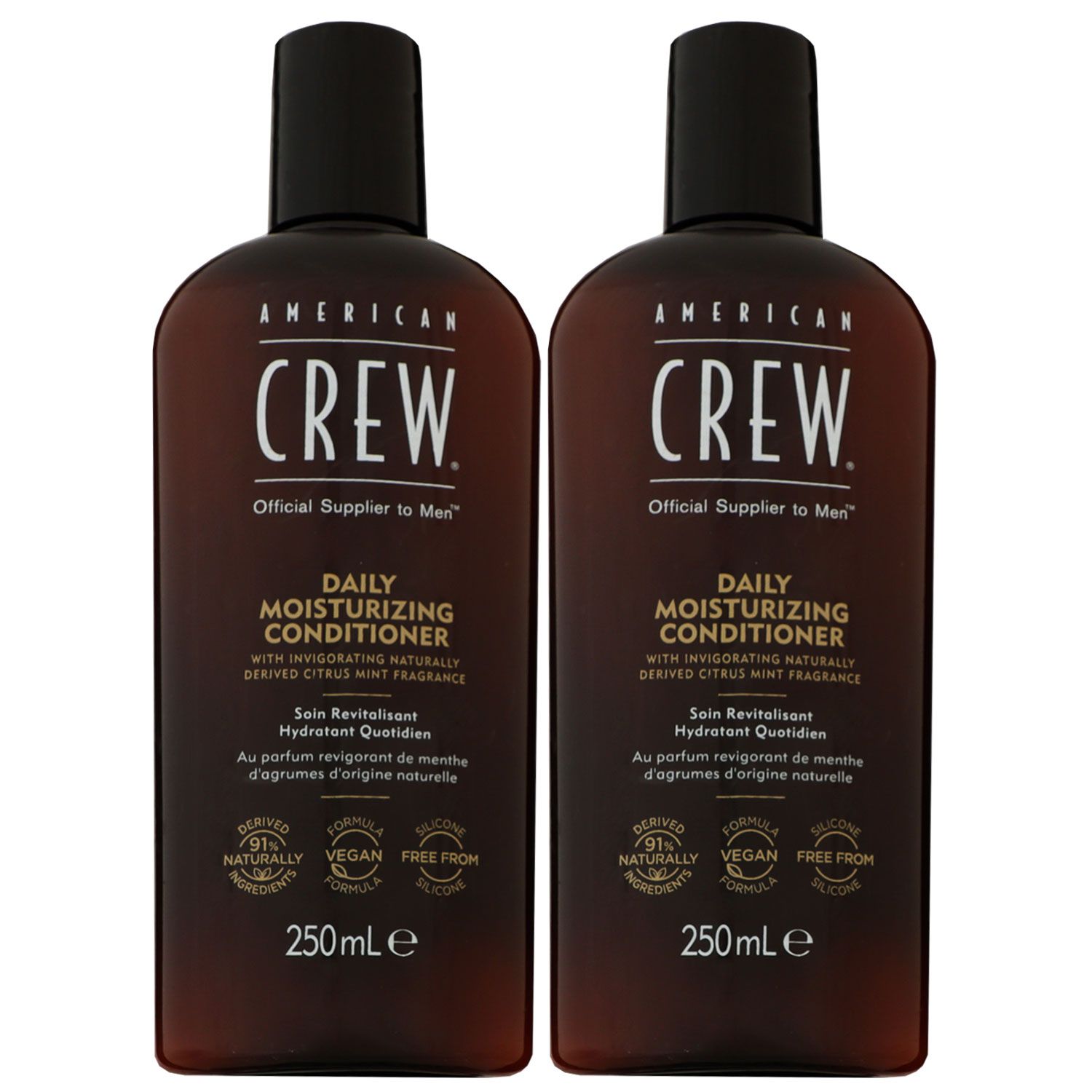 American Crew Daily Moisturizing 2 x 250 ml Conditioner for Men Set
