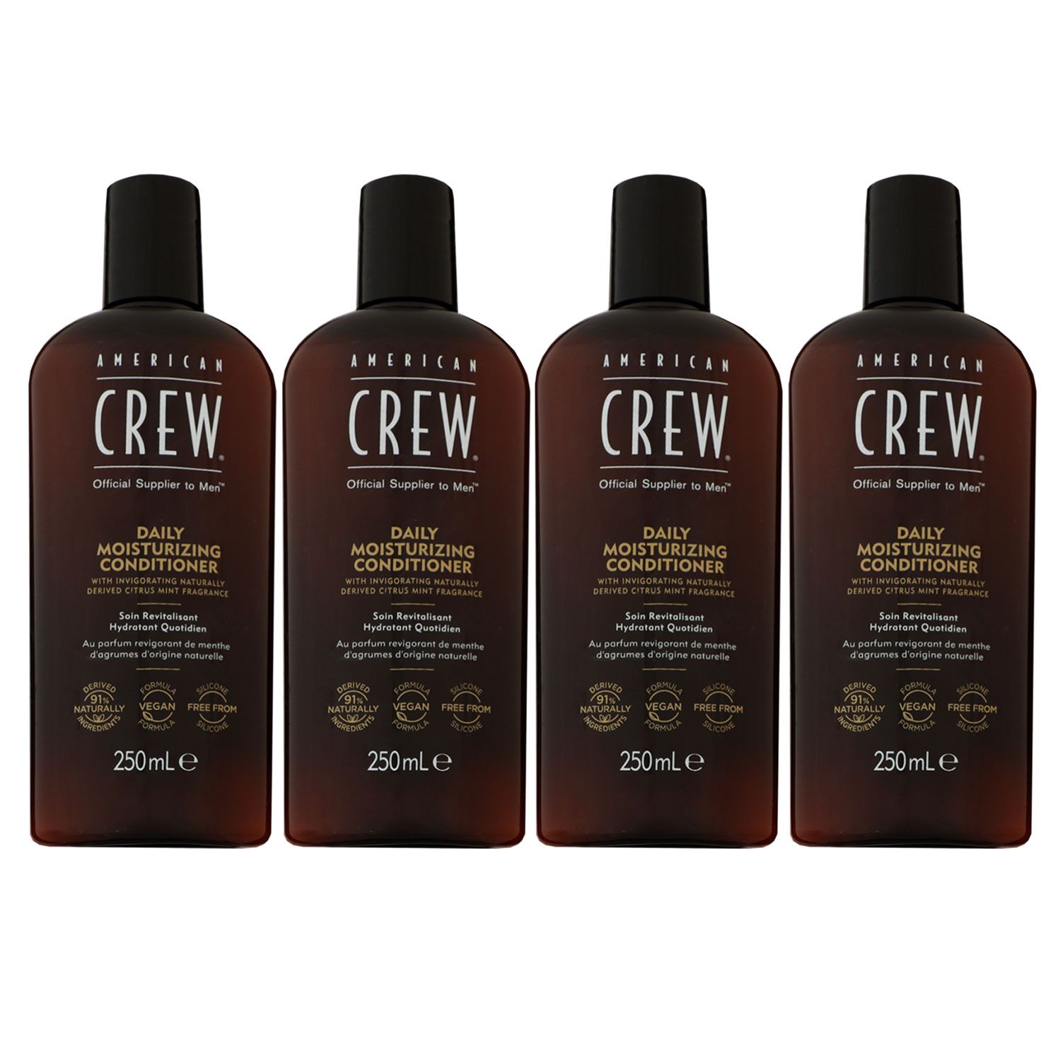 American Crew Daily Moisturizing 4 x 250 ml Conditioner for Men Set