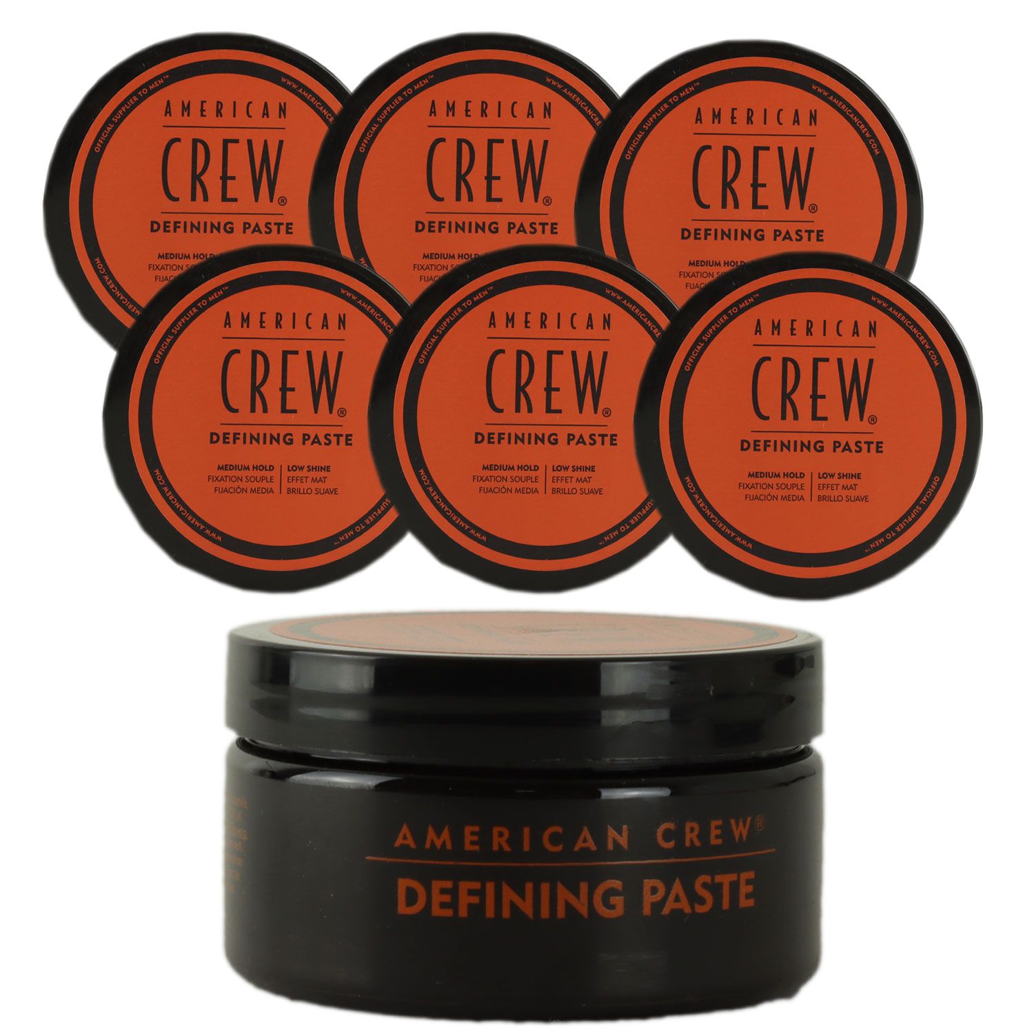 American Crew Defining Paste 6 x 85 g Haarpaste mittlerer Halt Set