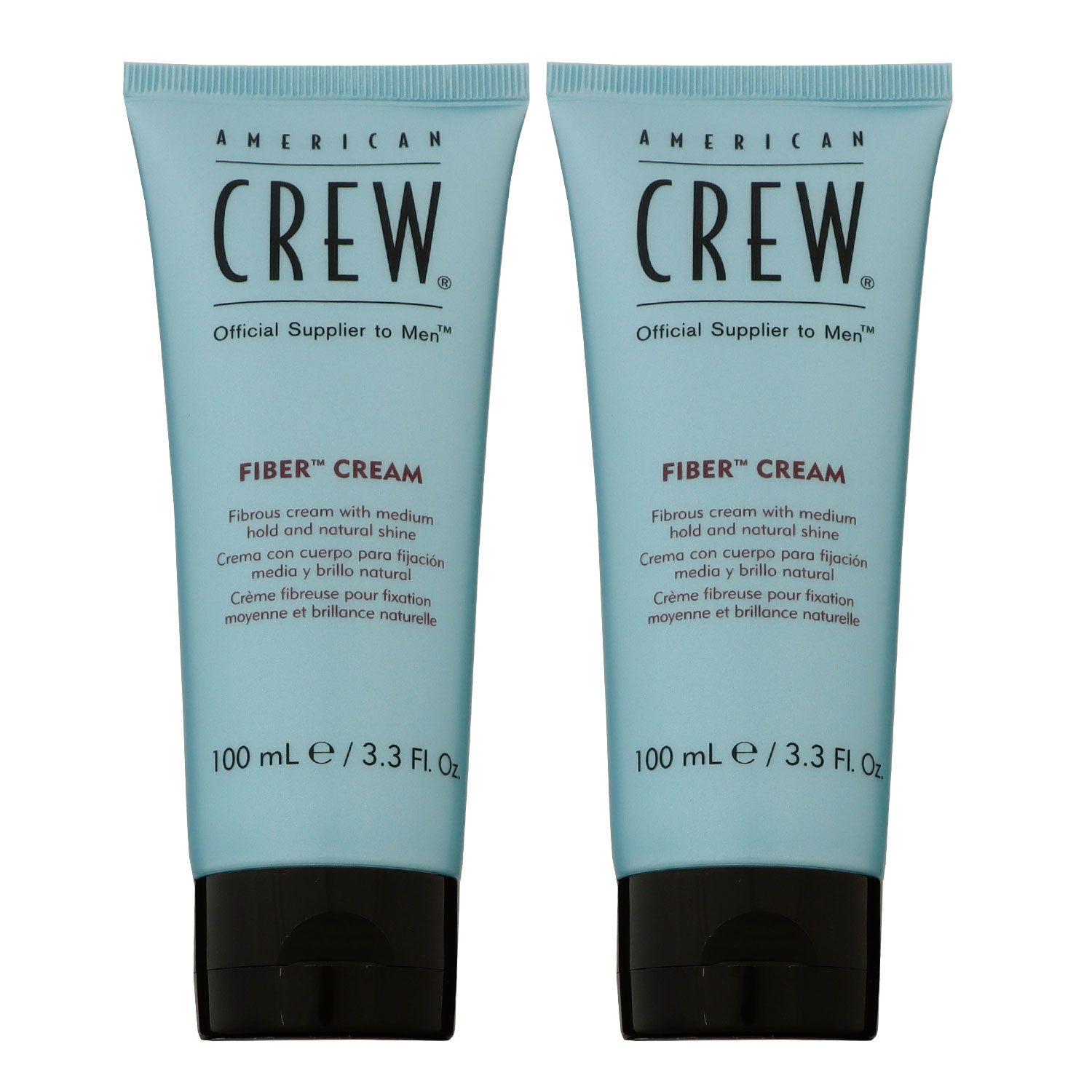 American Crew Fiber Cream 2 x 100 ml Haarcreme mittleren flexiblen Halt Set