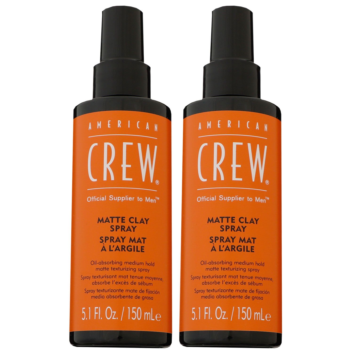 American Crew Matte Clay 2 x 150 ml Spr�hgel mittlerer halt Set