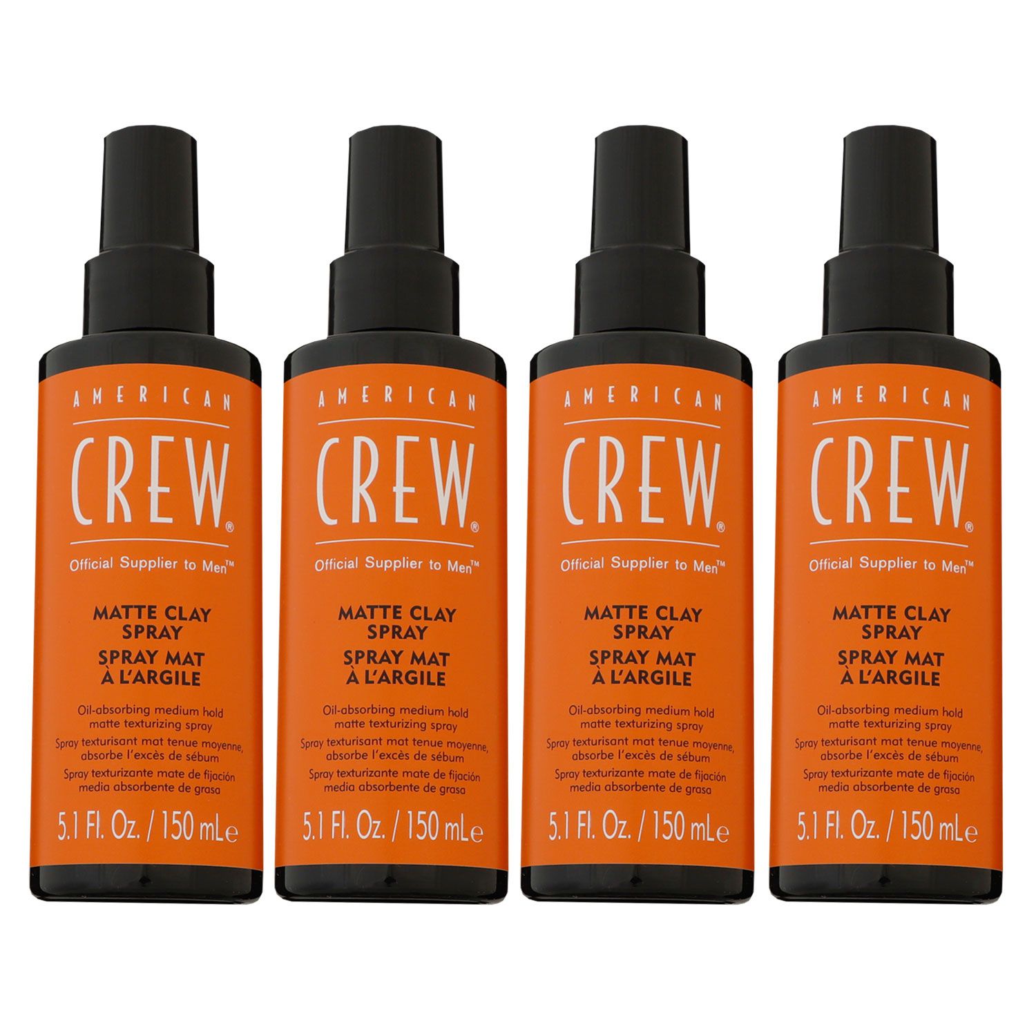 American Crew Matte Clay 4 x 150 ml Spr�hgel mittlerer halt Set
