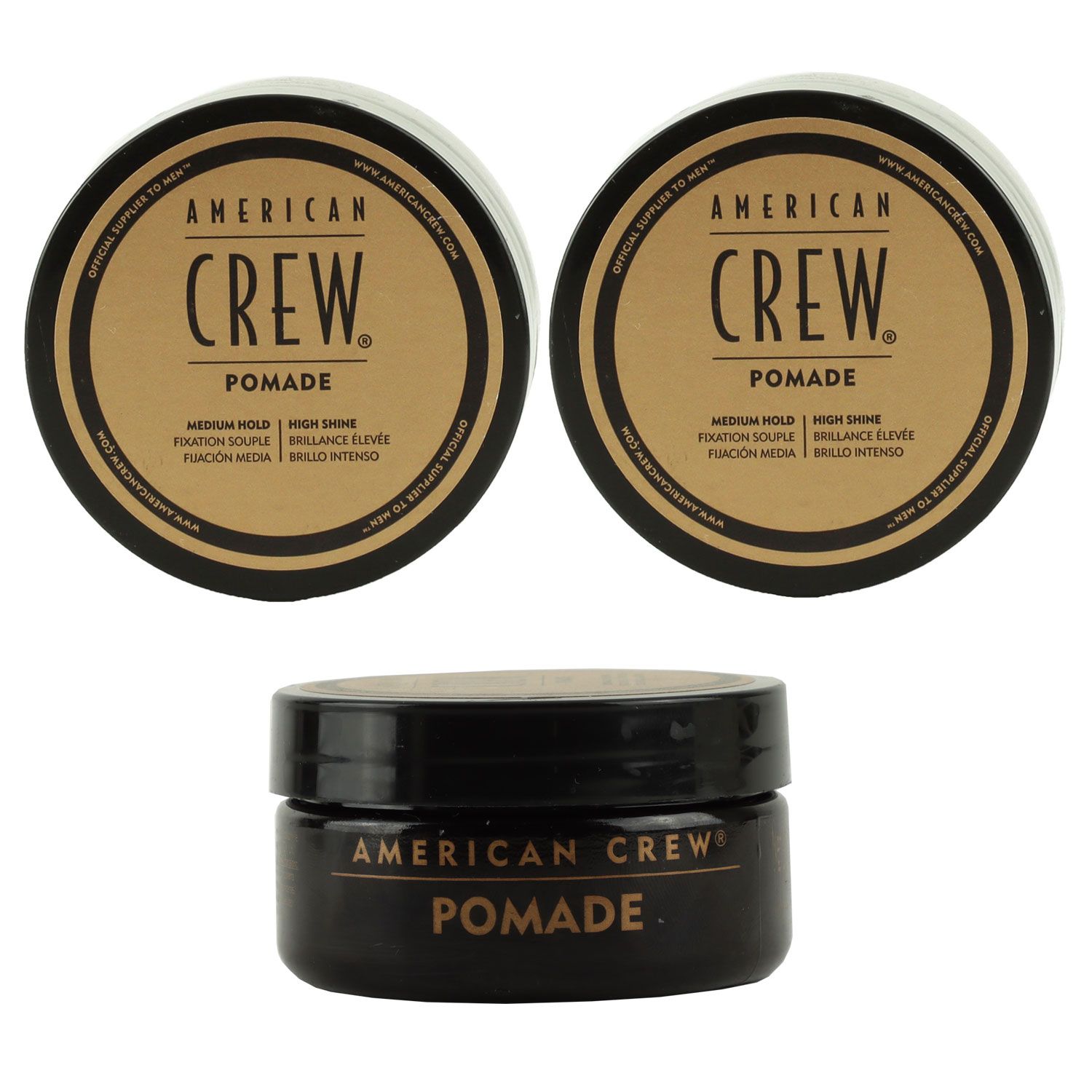 American Crew Pomade 2 x 50 g Haarwachs starker Halt Set