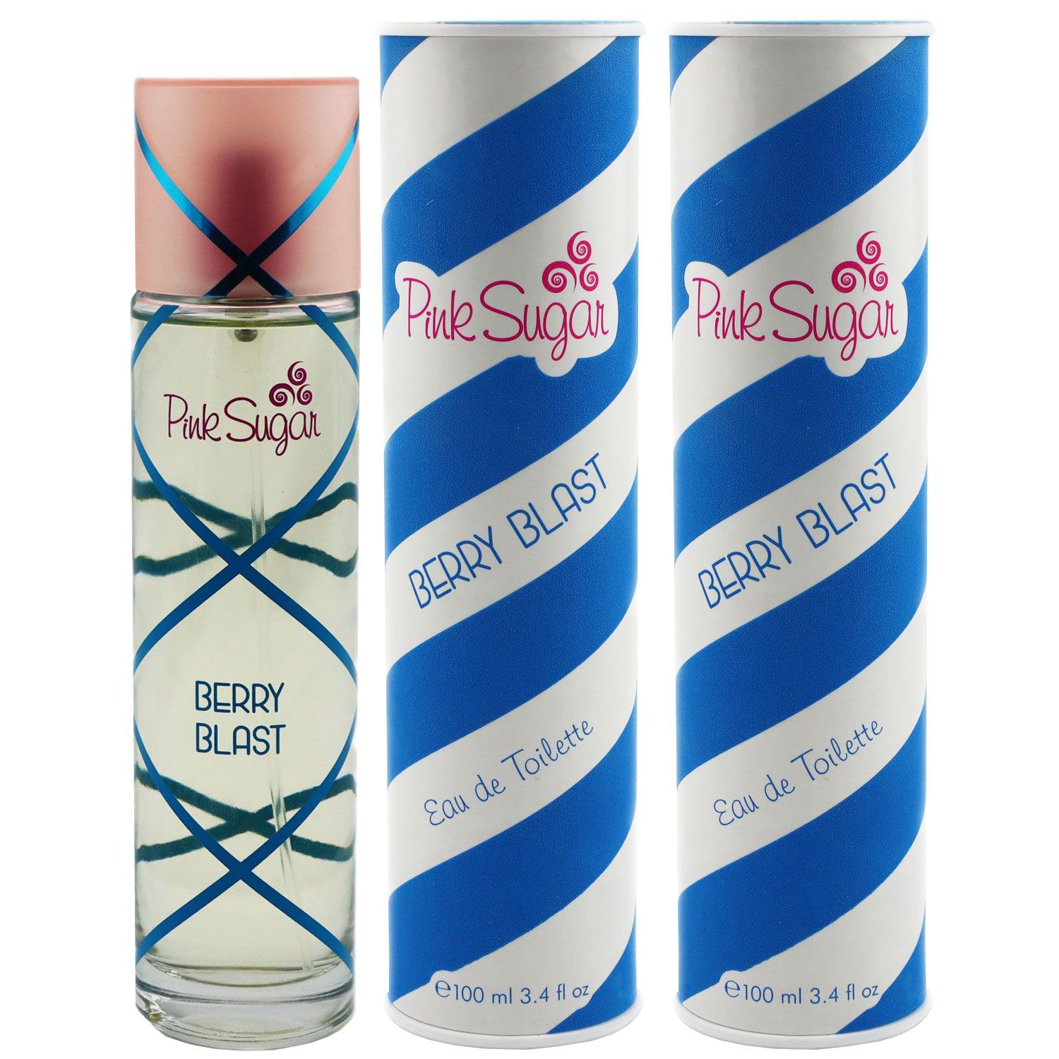 Aquolina Pink Sugar Berry Blast 2 x 100 ml Eau de Toilette EDT Damenduft Set