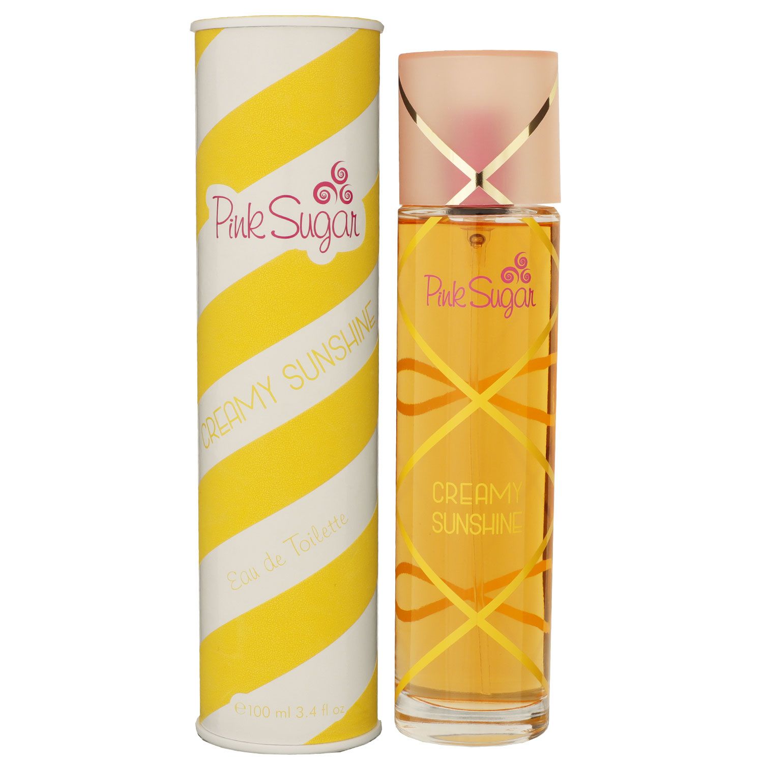 Pink Sugar Creamy Sunshine Eau de Toilette Spray by Aquolina - 3.4 oz