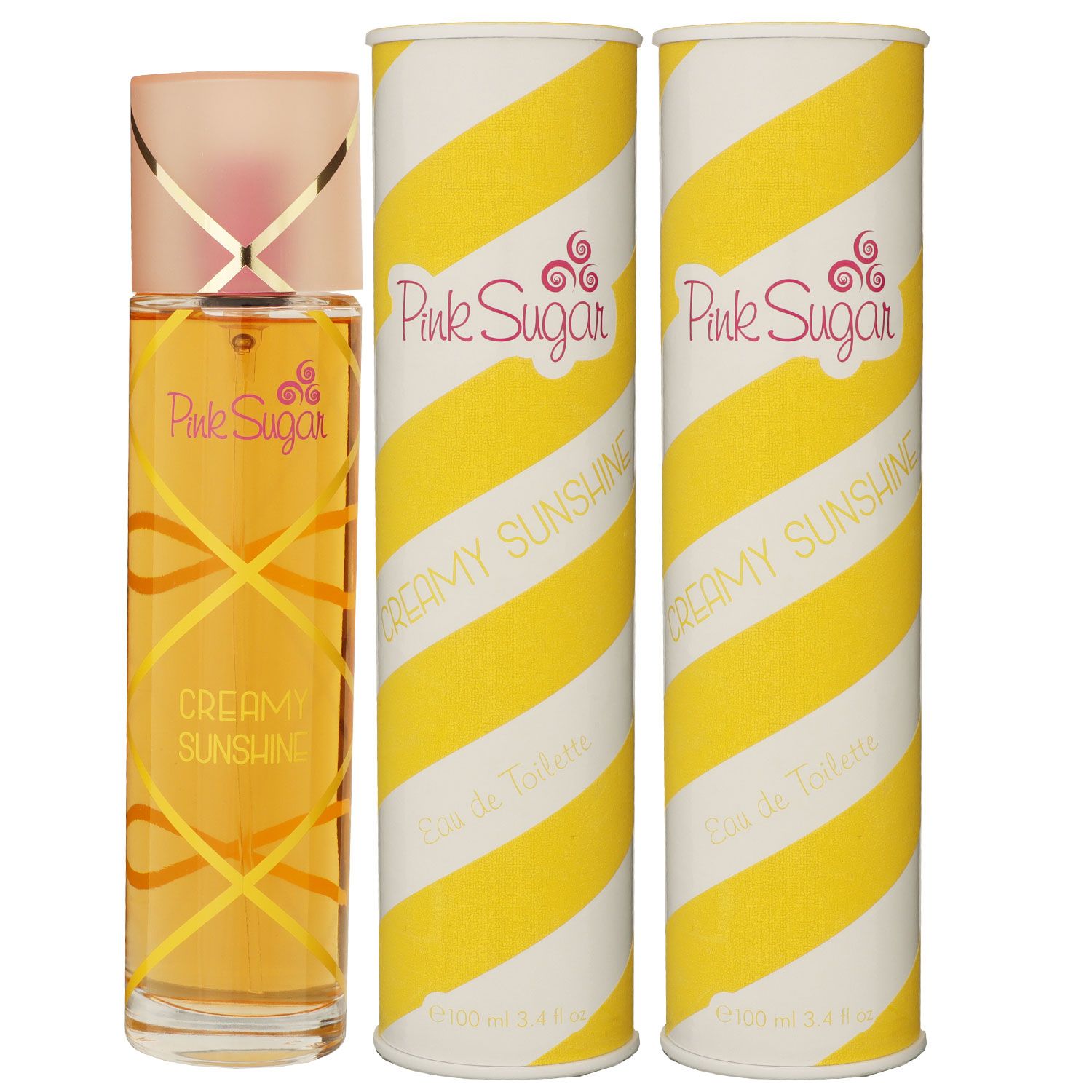 Aquolina Pink Sugar Creamy Sunshine 2 x 100 ml Eau de Toilette EDT Set