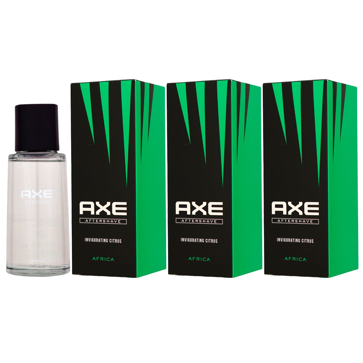 Axe Africa 3 x 100 ml After Shave Rasur Pflege Set