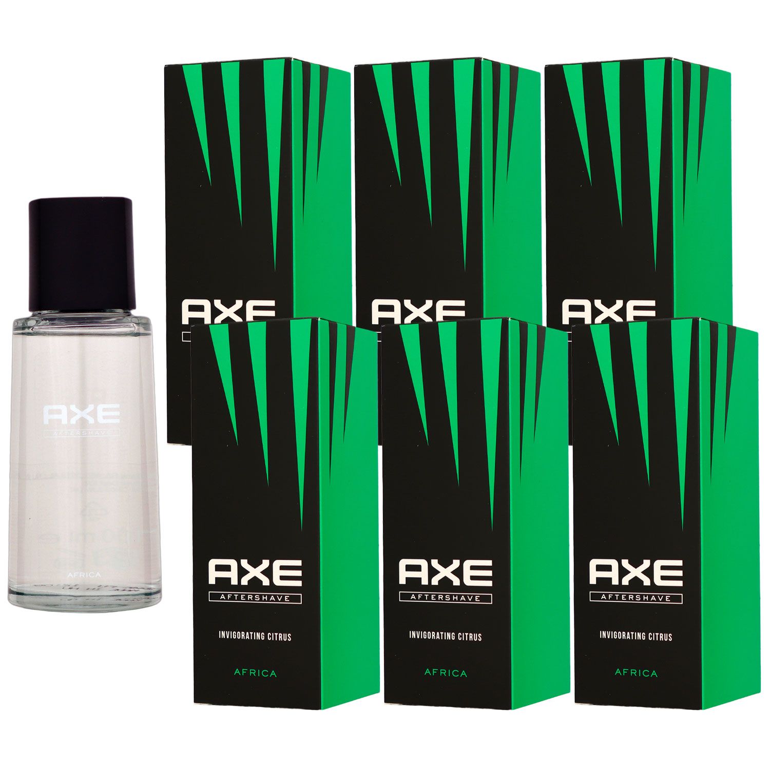 Axe Africa 6 x 100 ml After Shave Rasur Pflege Set