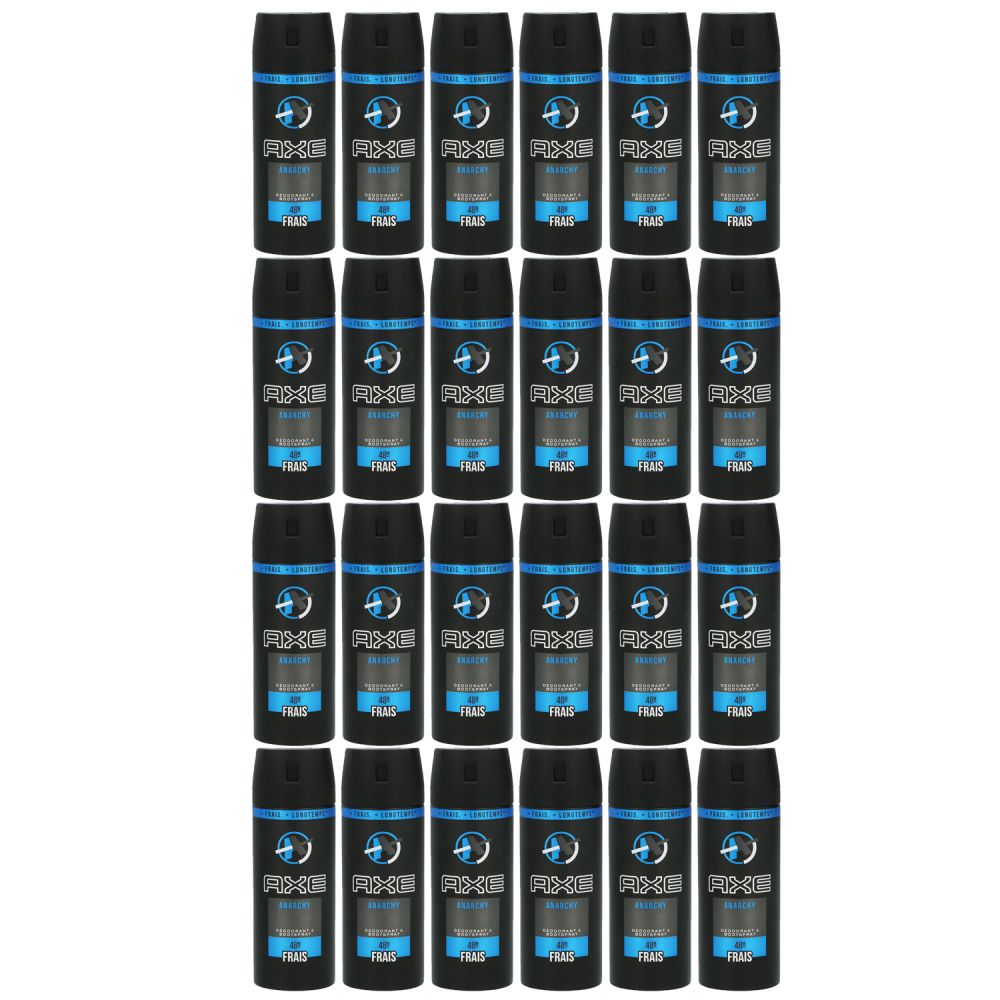 Axe Anarchy for Him 24 x 150 ml Deodorant Deospray Deo Spray Set
