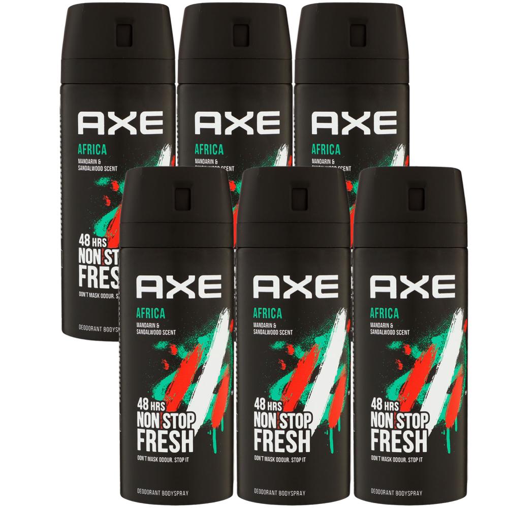 Axe Deo 6 x 150 ml diverse Sorten Deodorant Deospray - verschiedene Sorten