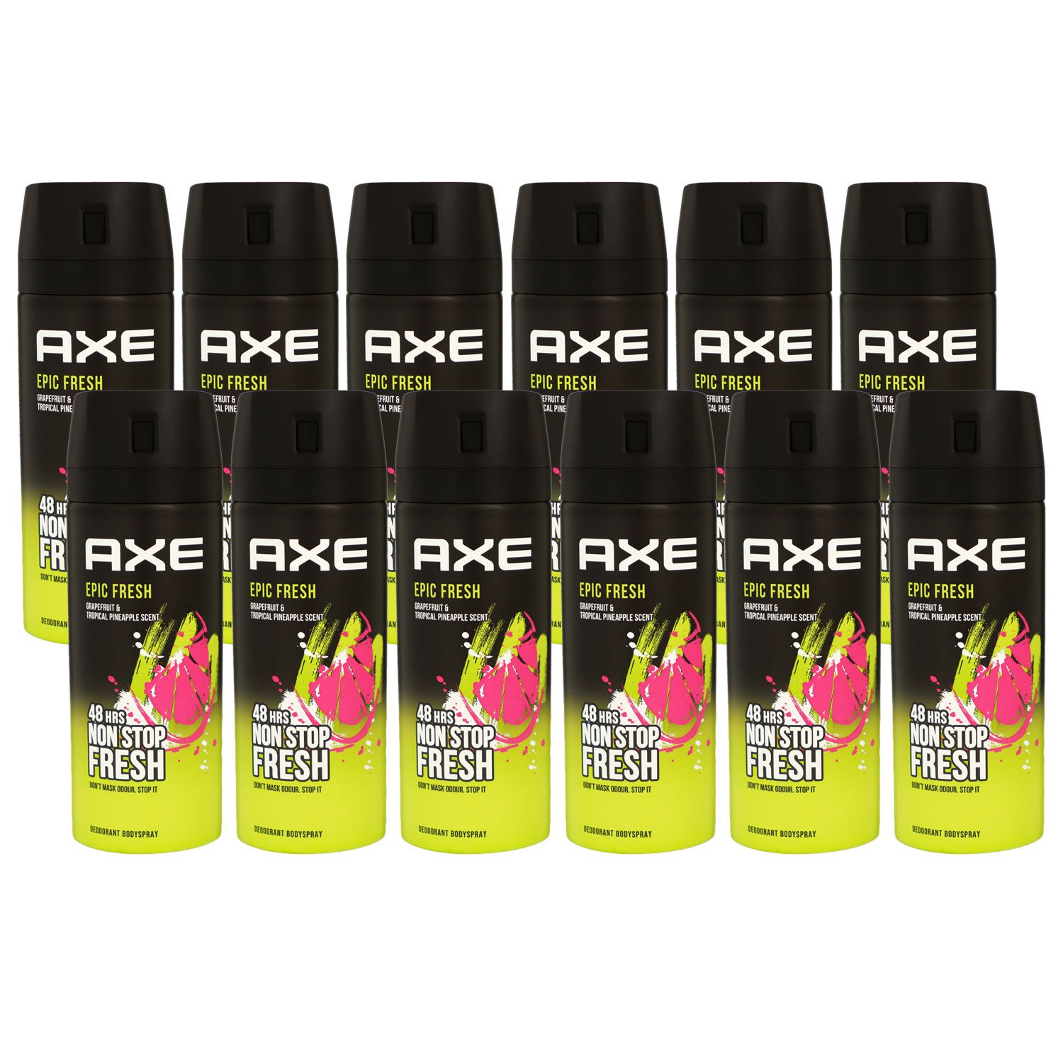 Axe Epic Fresh 12 x 150 ml Deo Deodorant Deospray Deodorant Bodyspray Deodorant Spray Herren Set