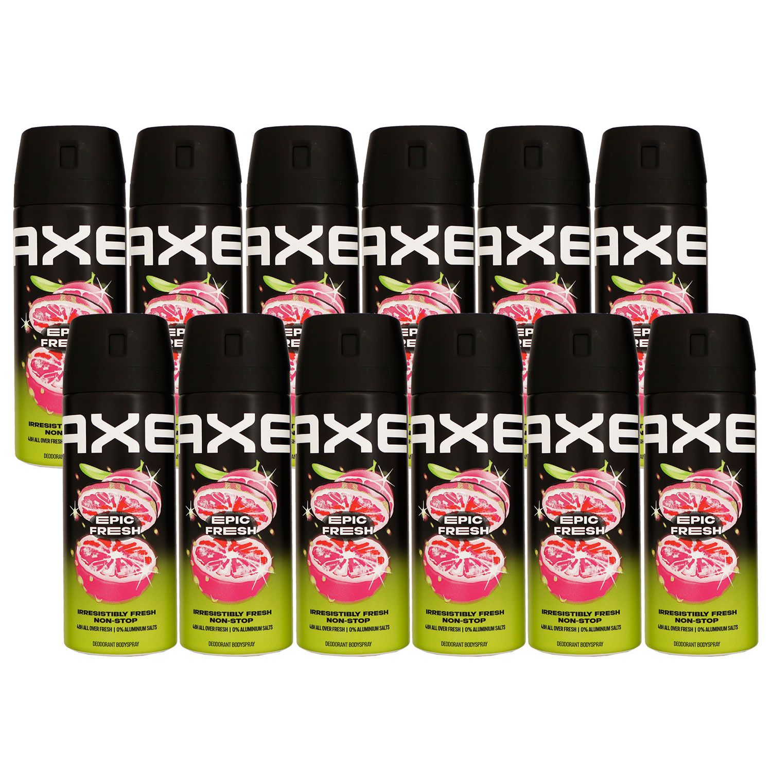 Axe Epic Fresh 12 x 150 ml Deo Deodorant Deospray Deodorant Bodyspray Set