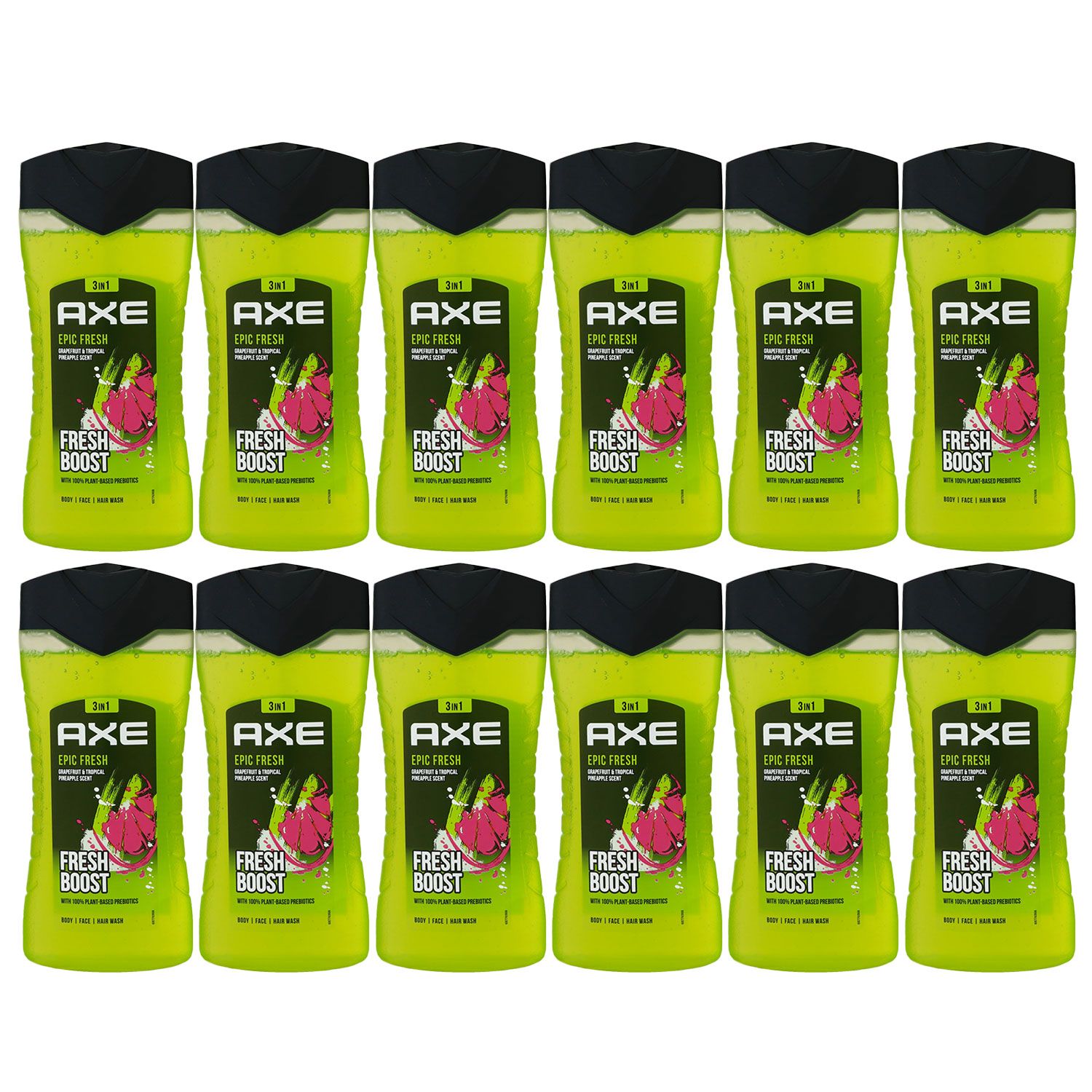 Axe Epic Fresh 12 x 250 ml Showergel Duschgel Shower Gel Herren Set