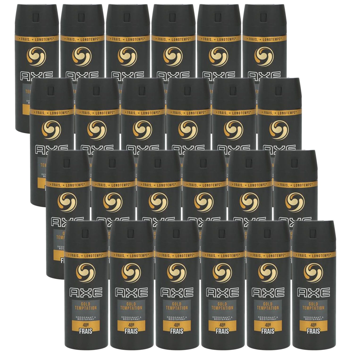Axe Gold Temptation 24 x 150 ml Deospray Deodorant Deo Spray Deodorant Spray Deo Set