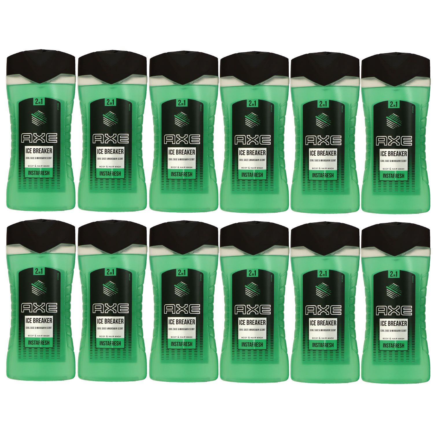 Axe Ice Breaker 12 x 250 ml Showergel Duschgel Shower Gel Dusch Gel Set