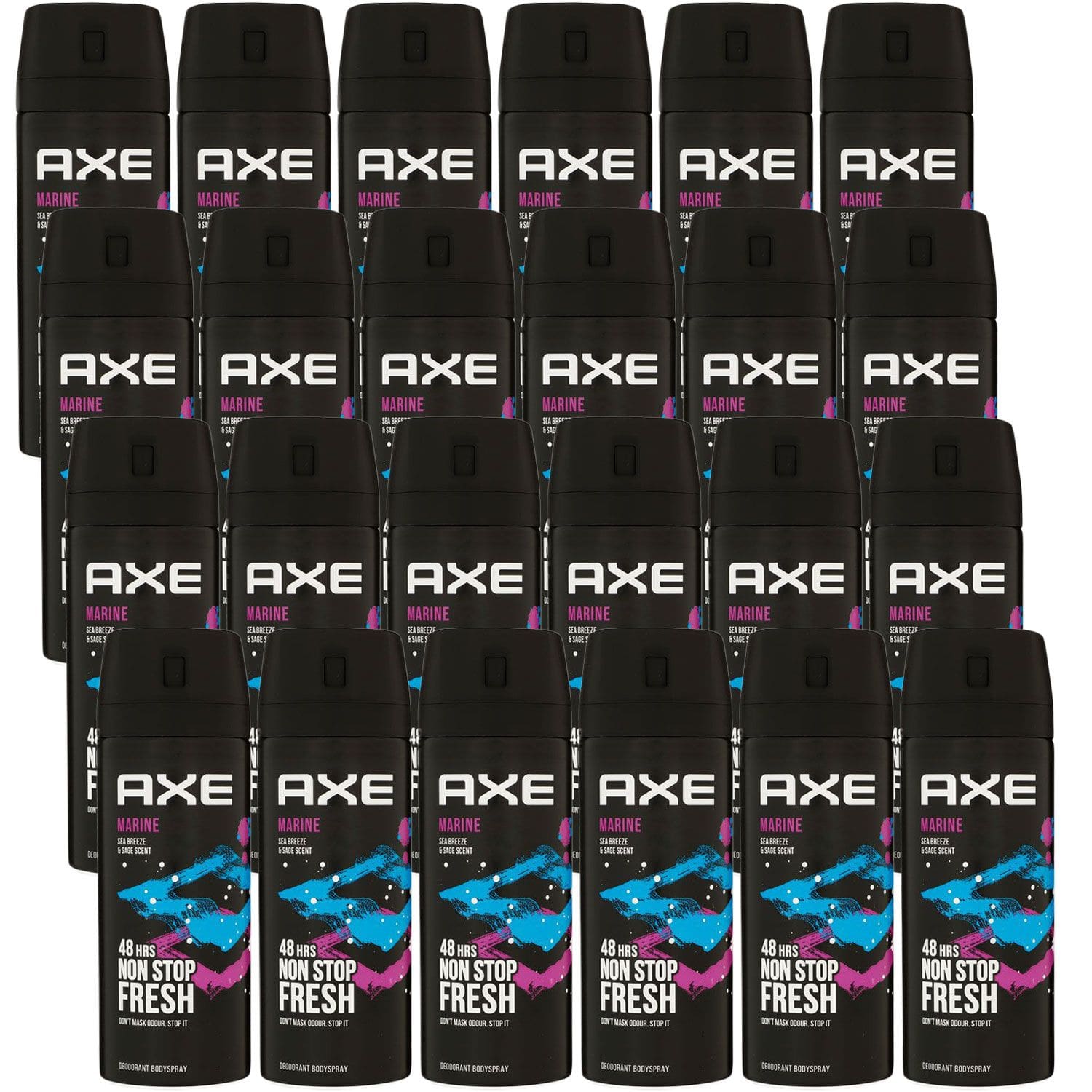 Axe Marine 24 x 150 ml Deodorant Deospray Deodorant Spray Deo Spray Deo Set
