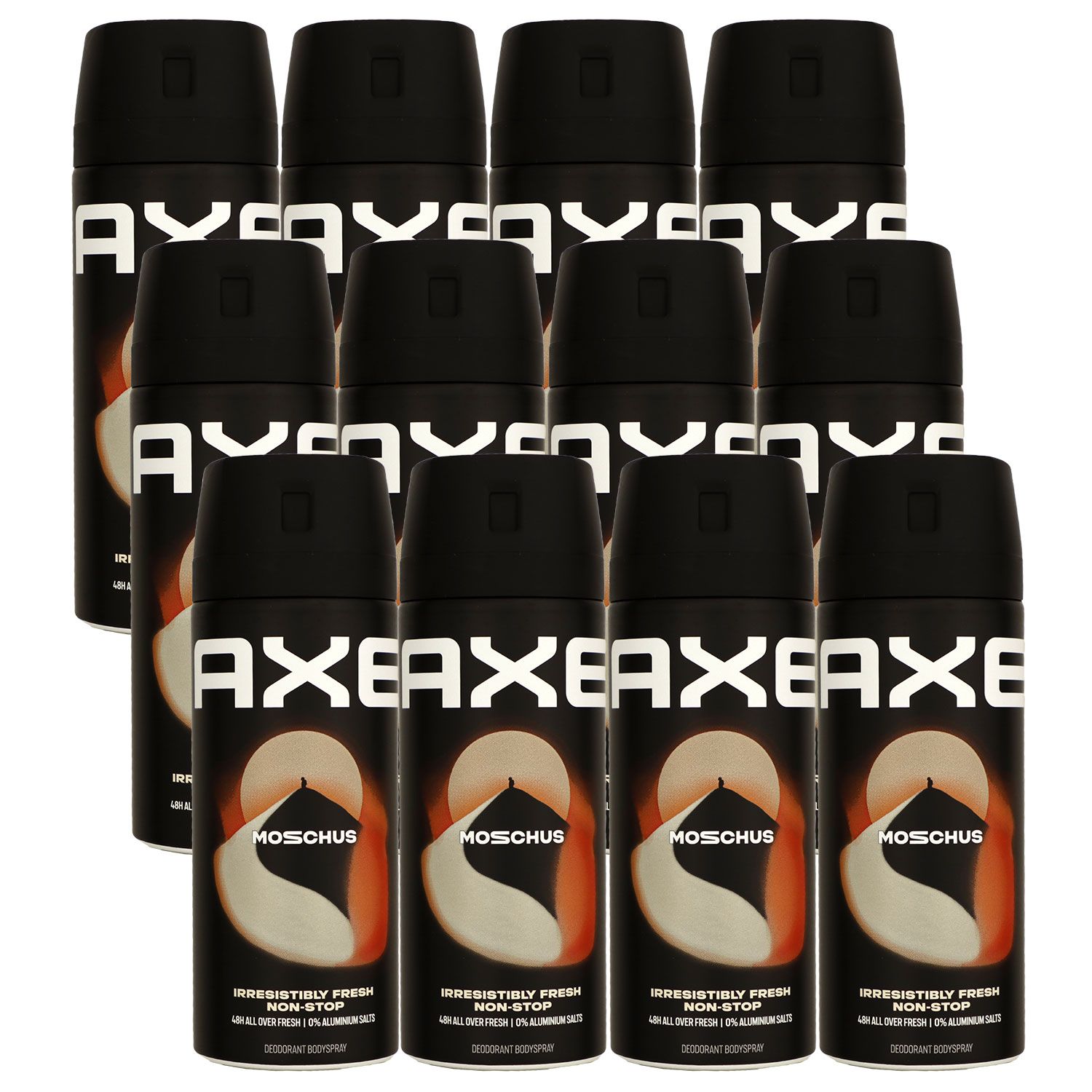 Axe Moschus 12 x 150 ml Deospray Deodorant Deo Spray Deodorant Spray Deo Set
