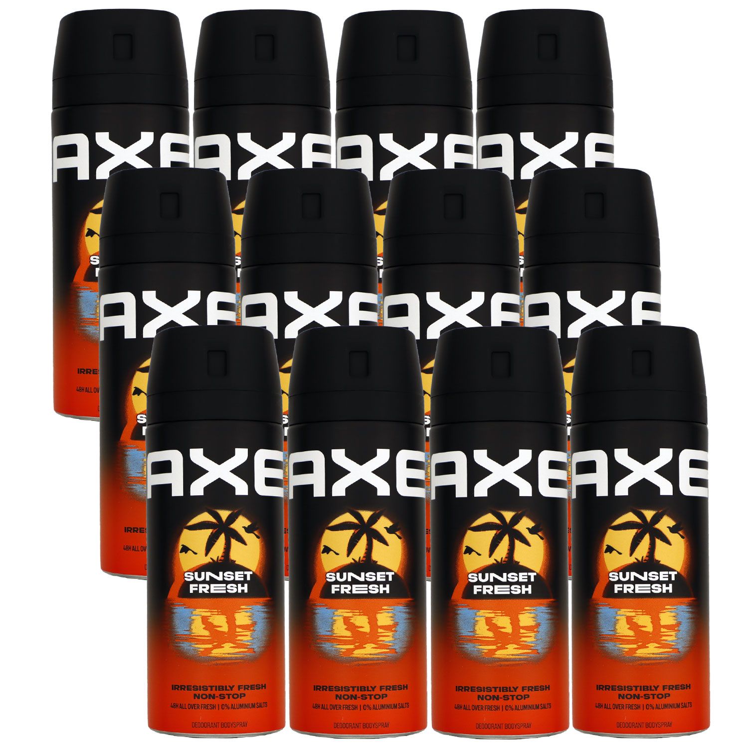 Axe Sunset Fresh 12 x 150 ml Deospray Deodorant Deo Spray Deodorant Spray Set
