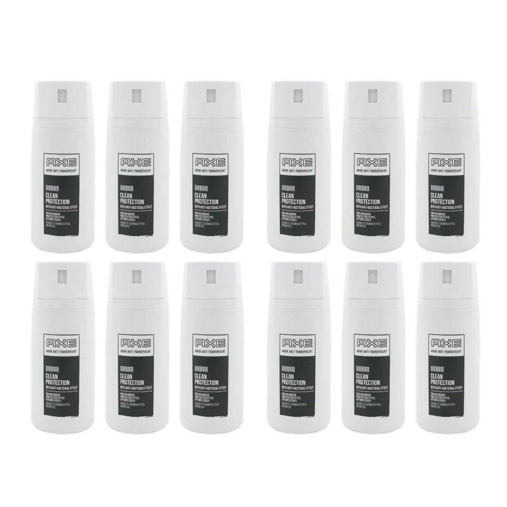 Axe Urban Clean Protection 12 x 150 ml Deospray Set bei Riemax