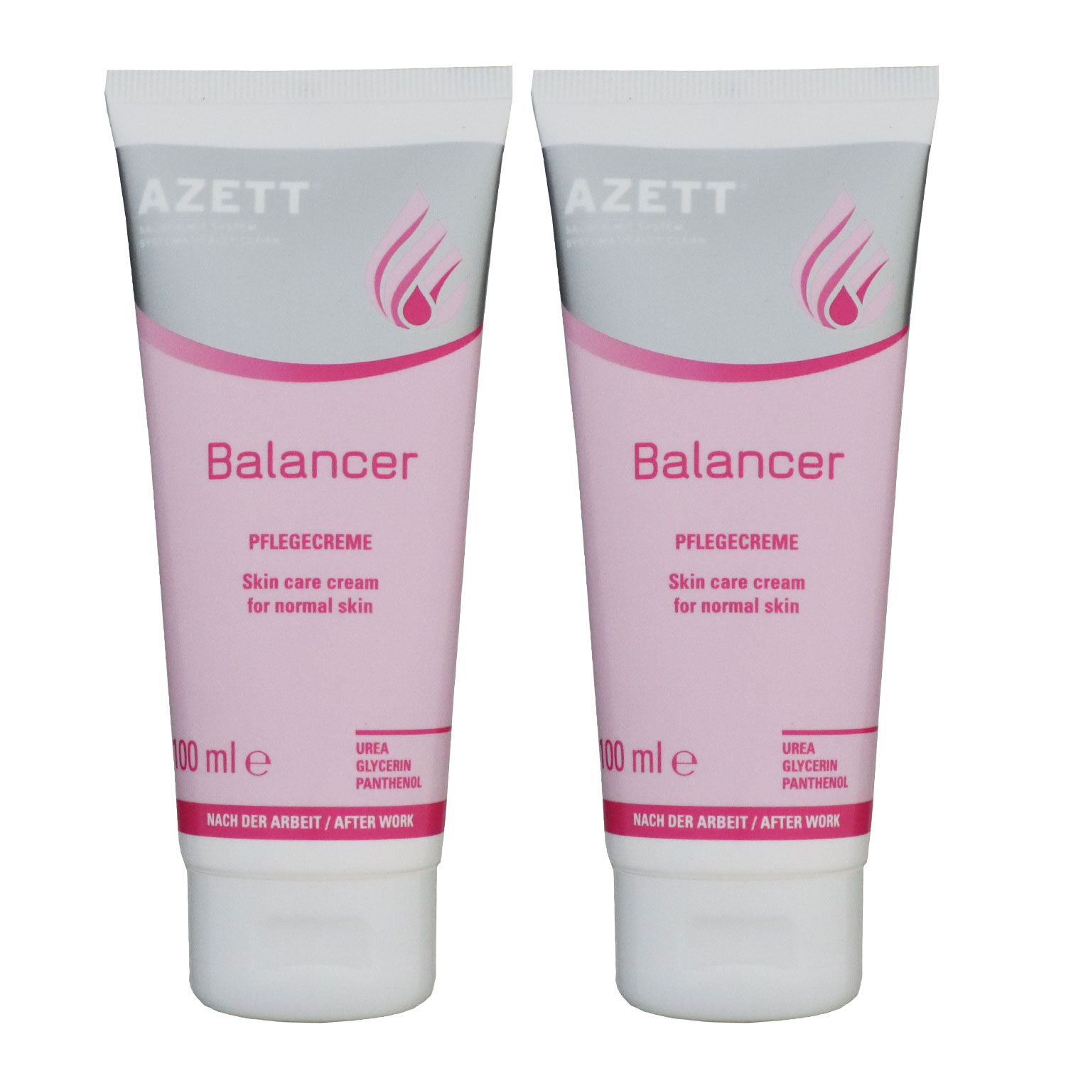 Azett Balancer Pflegecreme 2 x 100 ml Hautpflegecreme f�r normale Haut mit Urea