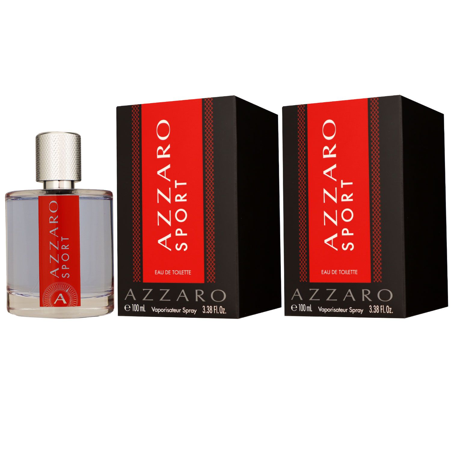 Azzaro Sport 2 x 100 ml Eau de Toilette EDT Set Herrenduft Herren Duft
