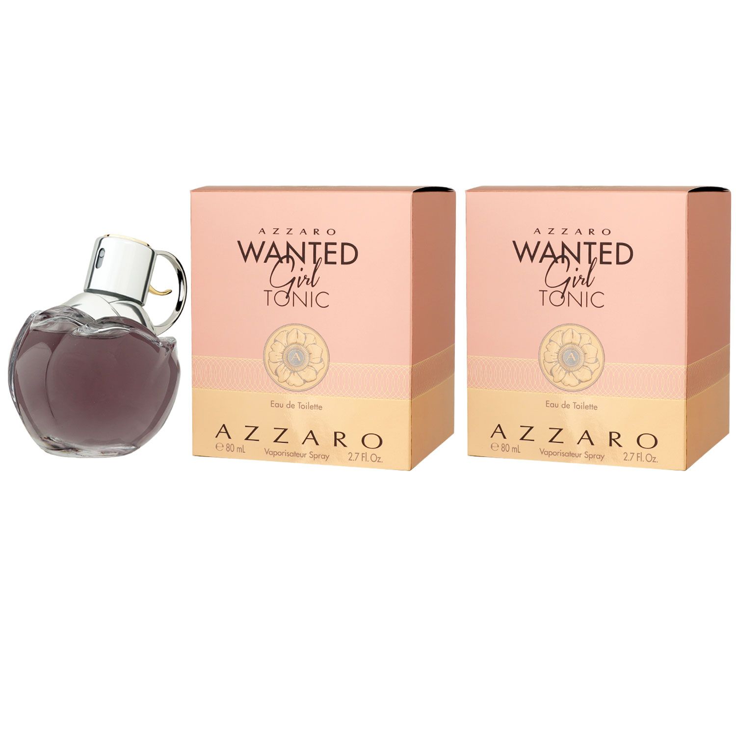 Azzaro Wanted Girl Tonic 2 x 80 ml Eau de Toilette EDT Set Damenparfum