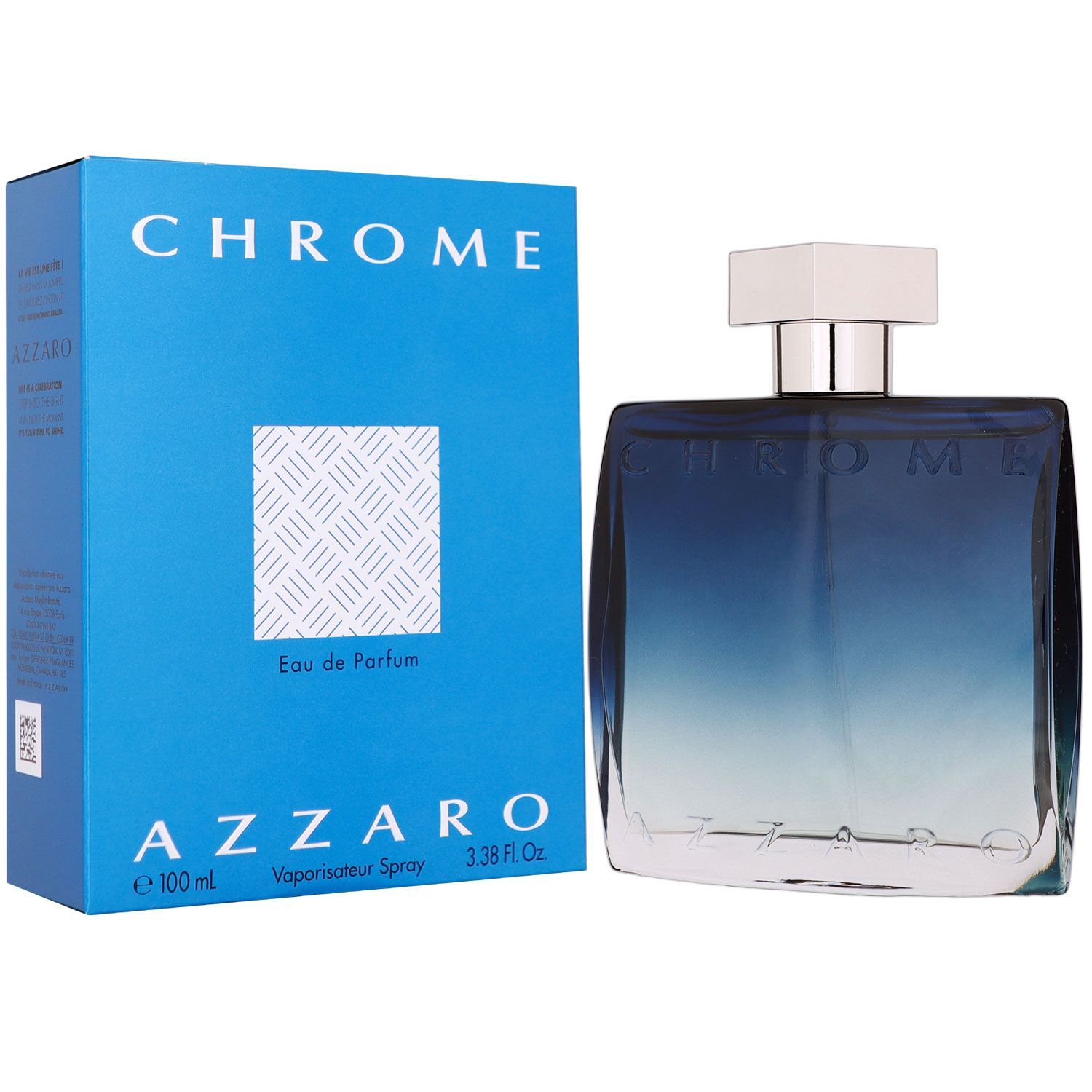 B WARE Azzaro Chrome 100 ml Eau de Parfum EDP Herrenparfum
