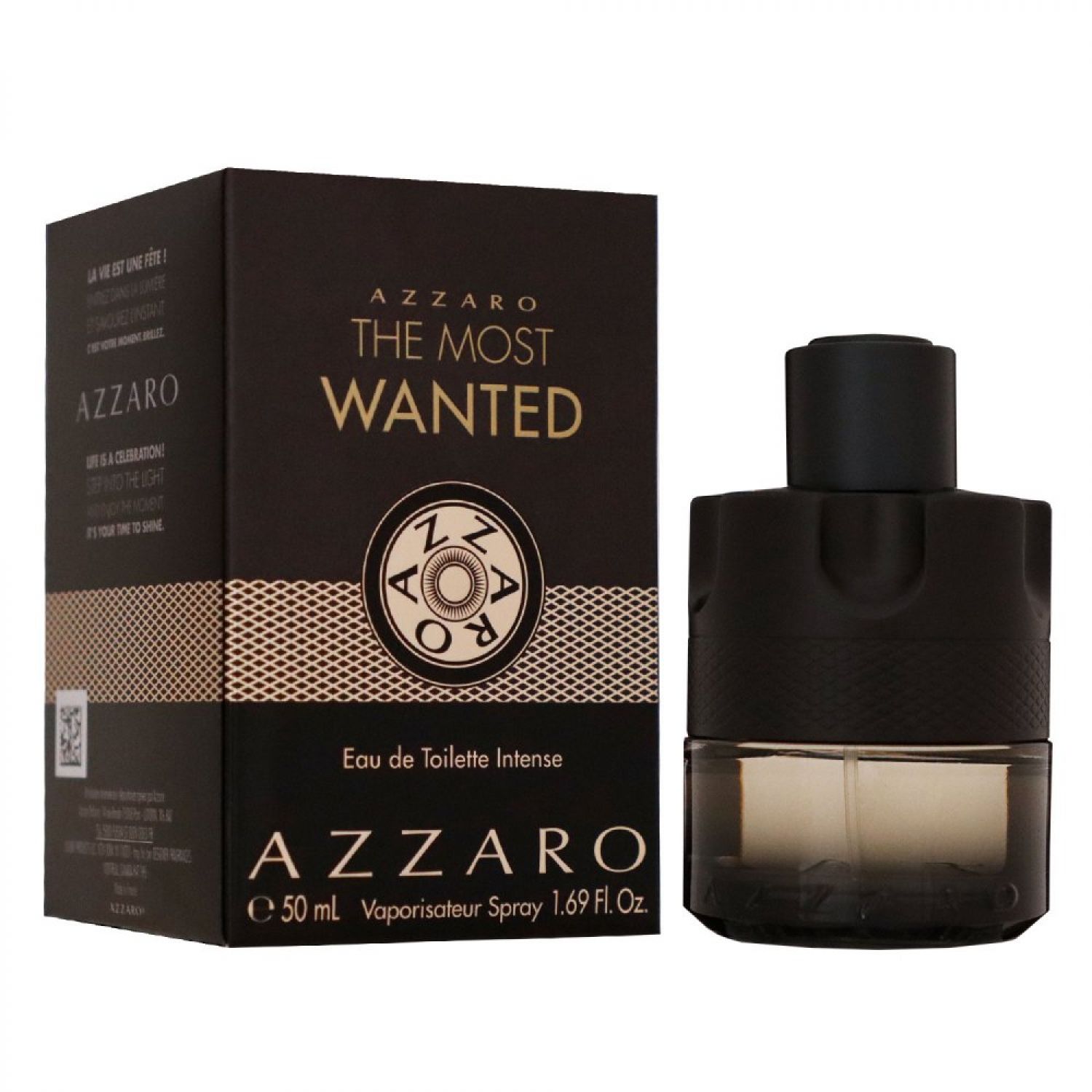 B WARE Azzaro The Most Wanted Intense 50 ml Eau de Toilette EDT Herrenduft
