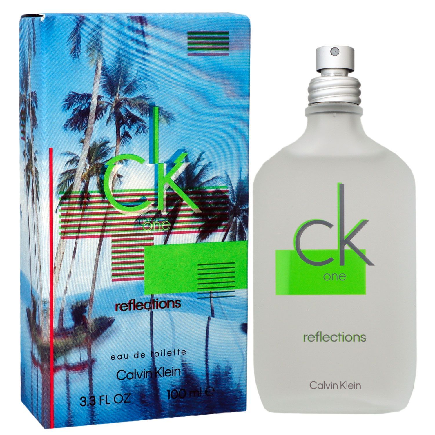 B WARE Calvin Klein CK One Reflections 100 ml Eau de Toilette EDT Unisex