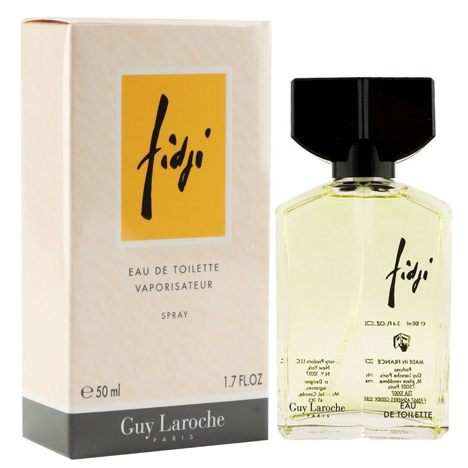 B WARE Guy Laroche Fidji 50 ml Eau de Toilette EDT Damenduft Damen Duft