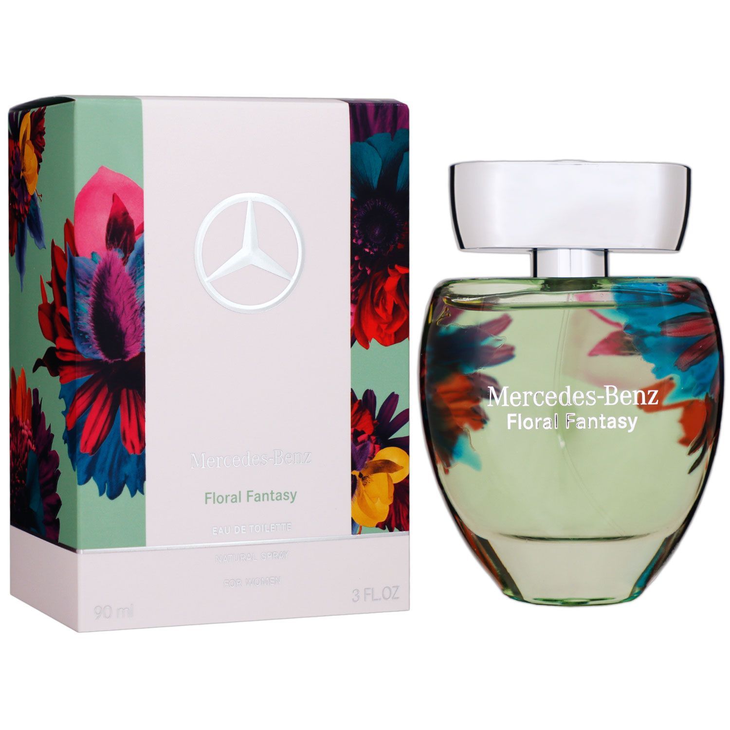 B WARE Mercedes-Benz Floral Fantasy 90 ml Eau de Toilette EDT Damenduft