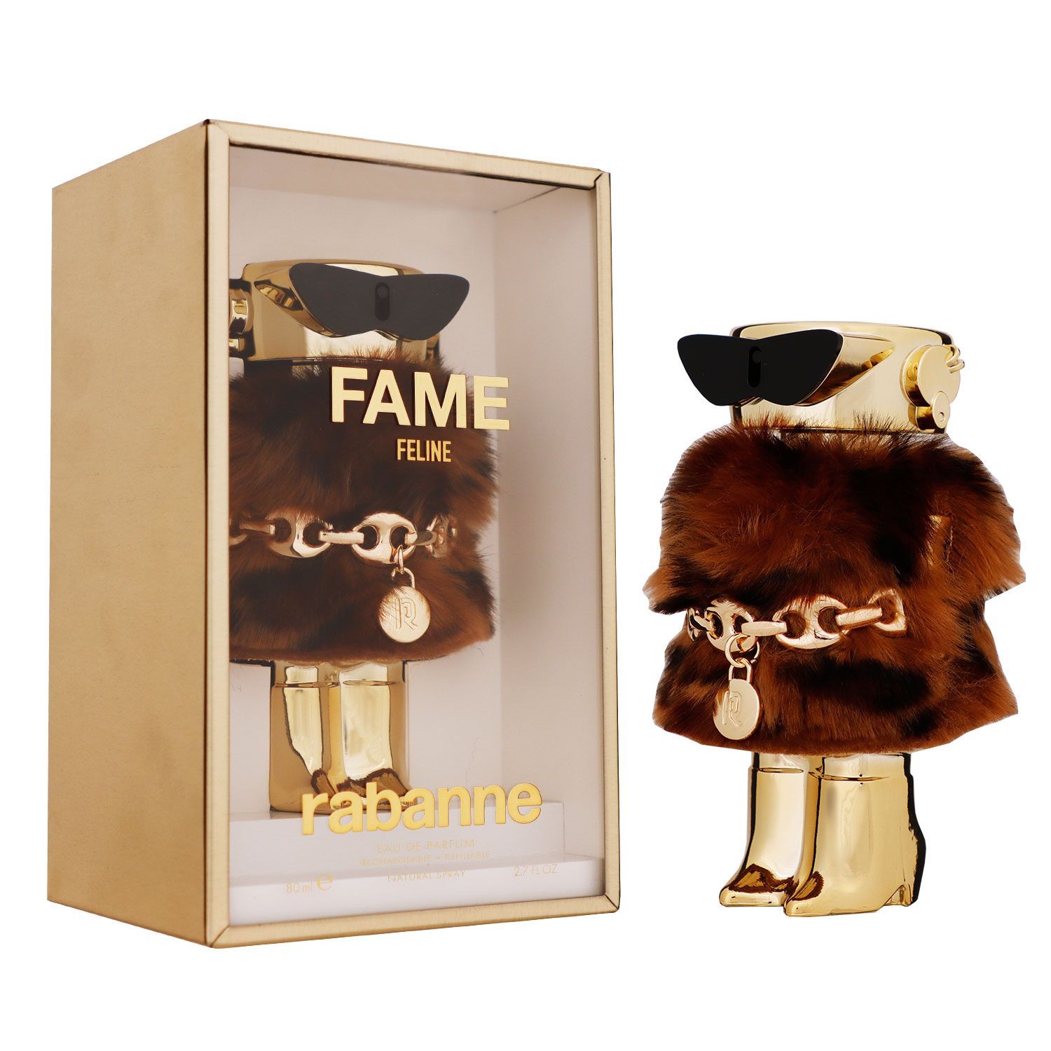 B WARE Paco Rabanne Fame Feline 80 ml EDP Collector Refillable Nachf�llbar