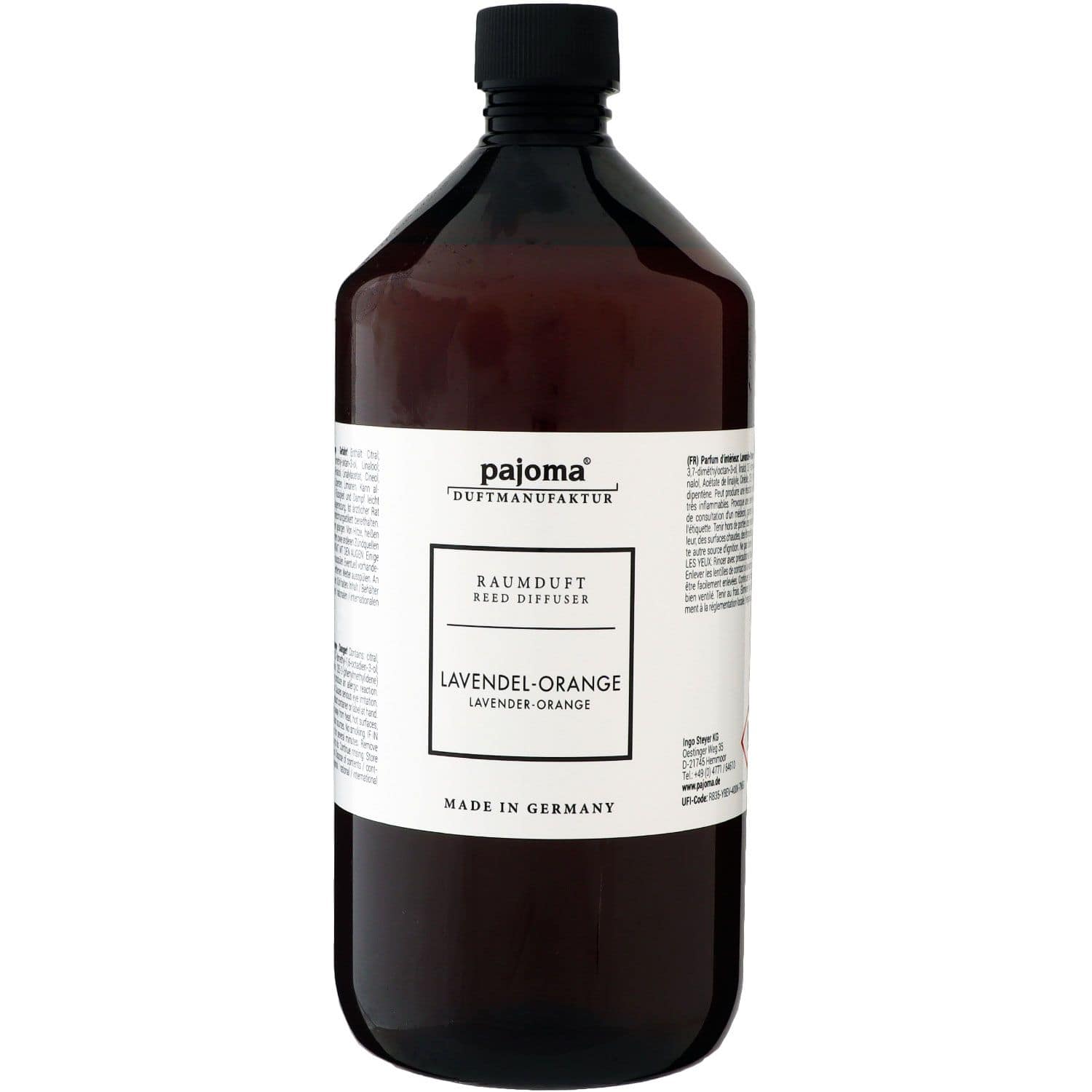 B WARE Pajoma Raumduft Nachf�llflasche Lavendel-Orange 1000 ml Diffuser Lufterfrischer