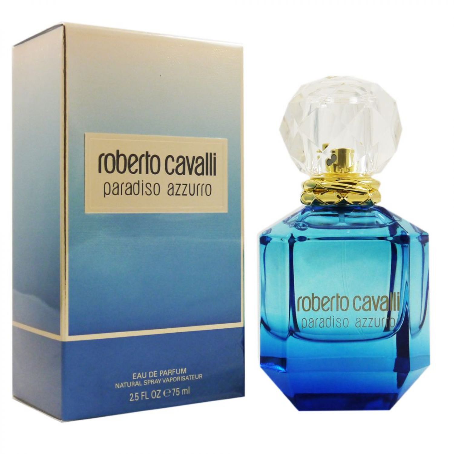 B WARE Roberto Cavalli Paradiso Azzurro 75 ml Eau de Parfum EDP