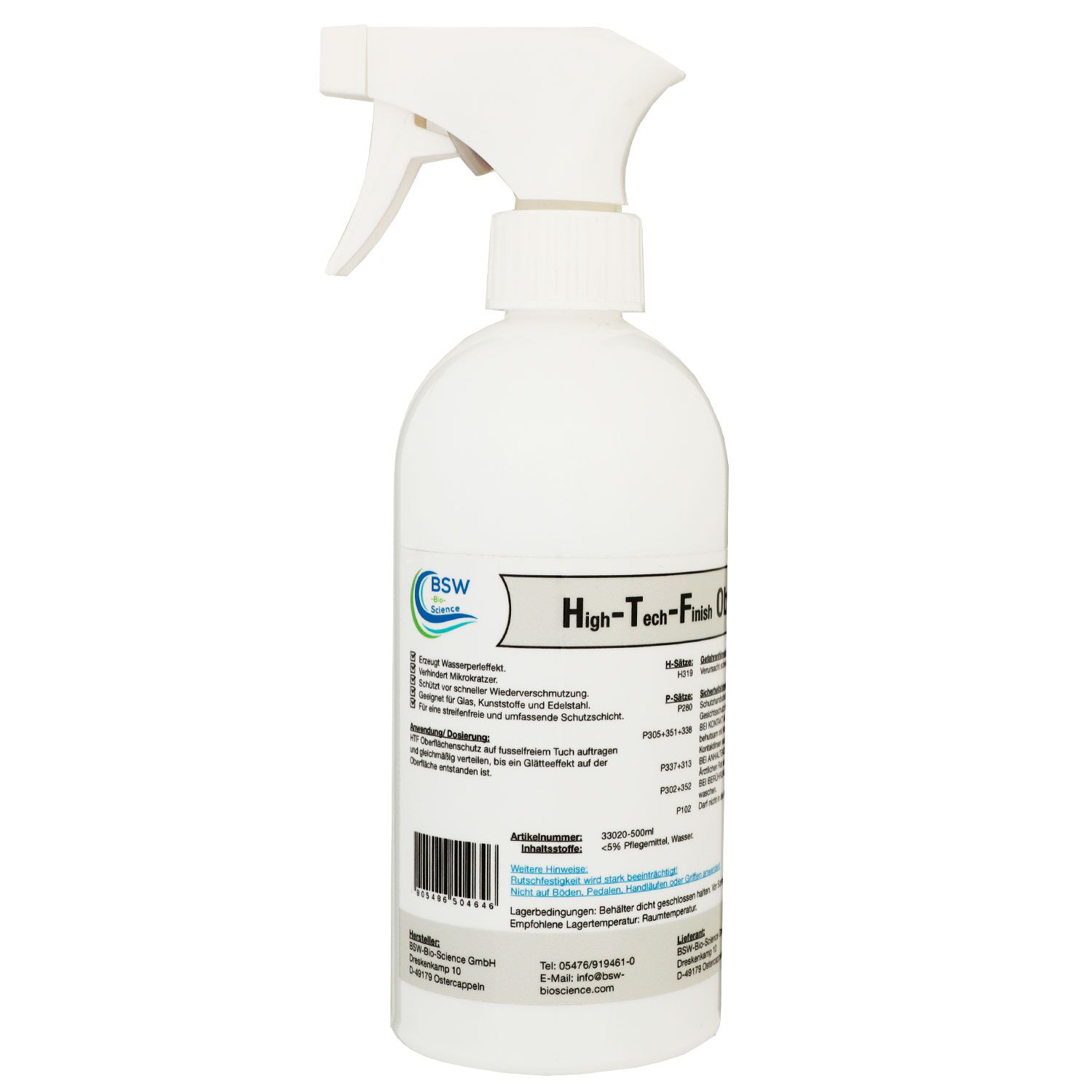 BSW Bio Science High Tech Finish Oberfl�chenschutz 500 ml Spr�hflasche