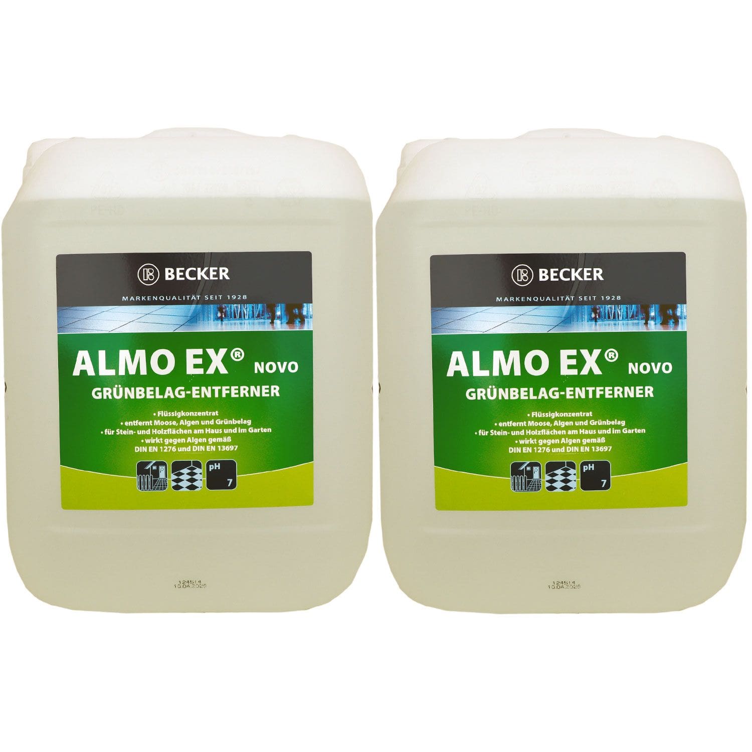 Becker Almo Ex Novo 2 x 10 Liter Gr�nbelag Entferner Set