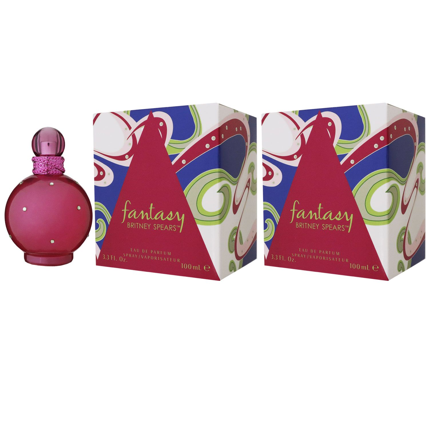 Britney Spears Fantasy 2 x 100 ml Eau de Parfum EDP Set Damenparfum