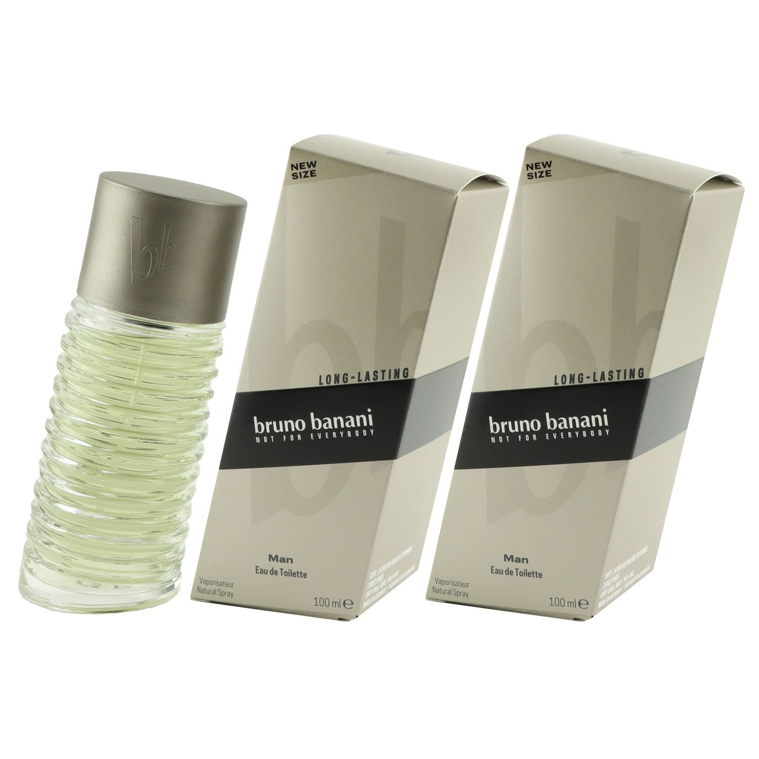 Bruno Banani Man 2 x 100 ml Eau de Toilette EDT Set Herrenparfum
