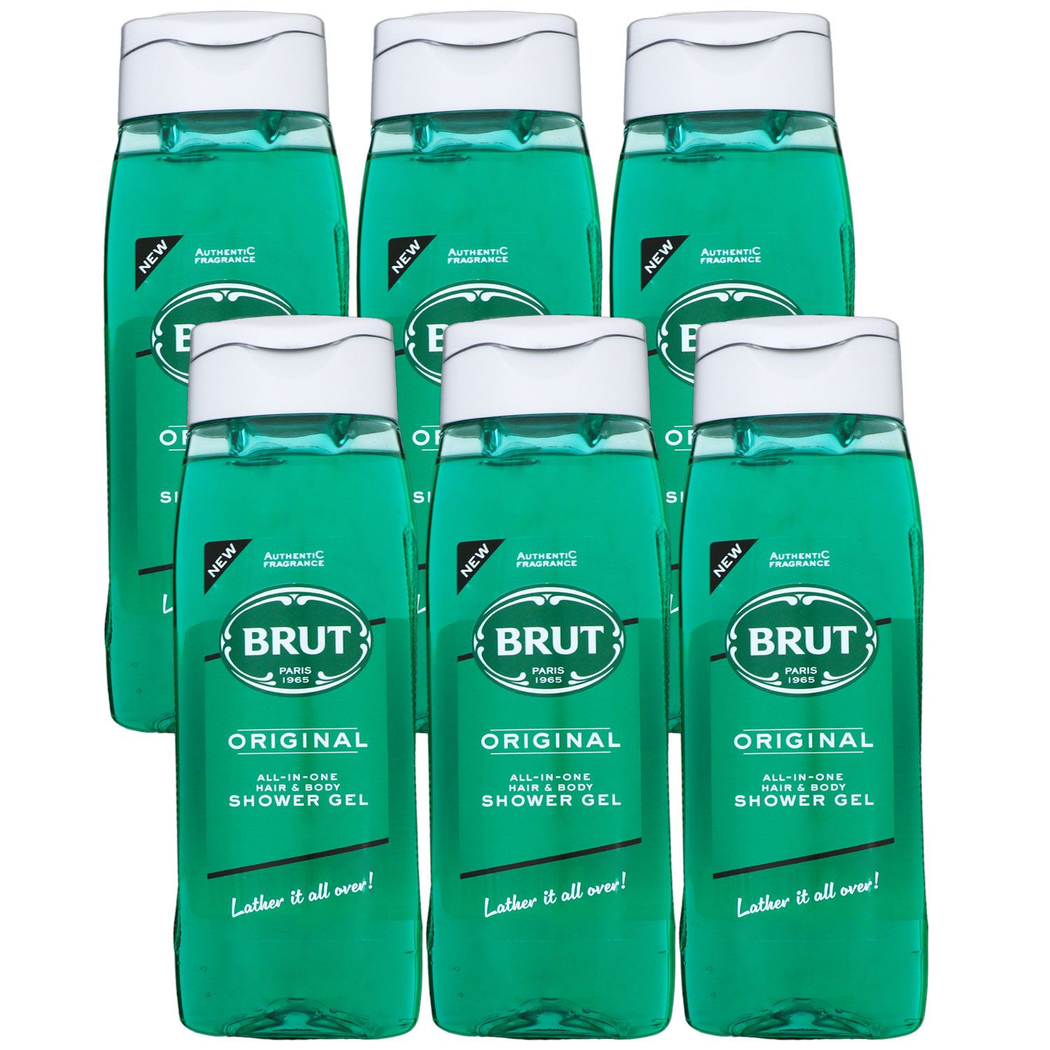 Buy Brut Original All-In-One Hair & Body Shower Gel Loofah  500 Ml Pack Of 2 Combo 7592106 - View #9