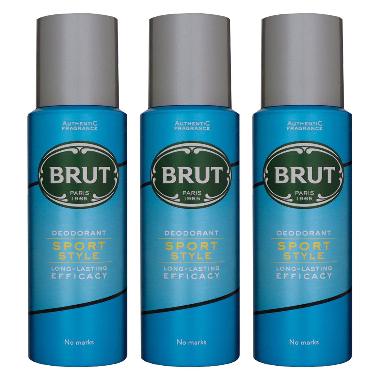 Brut Sport Style 3 x 200 ml Deo Spray Deodorant Spray Set