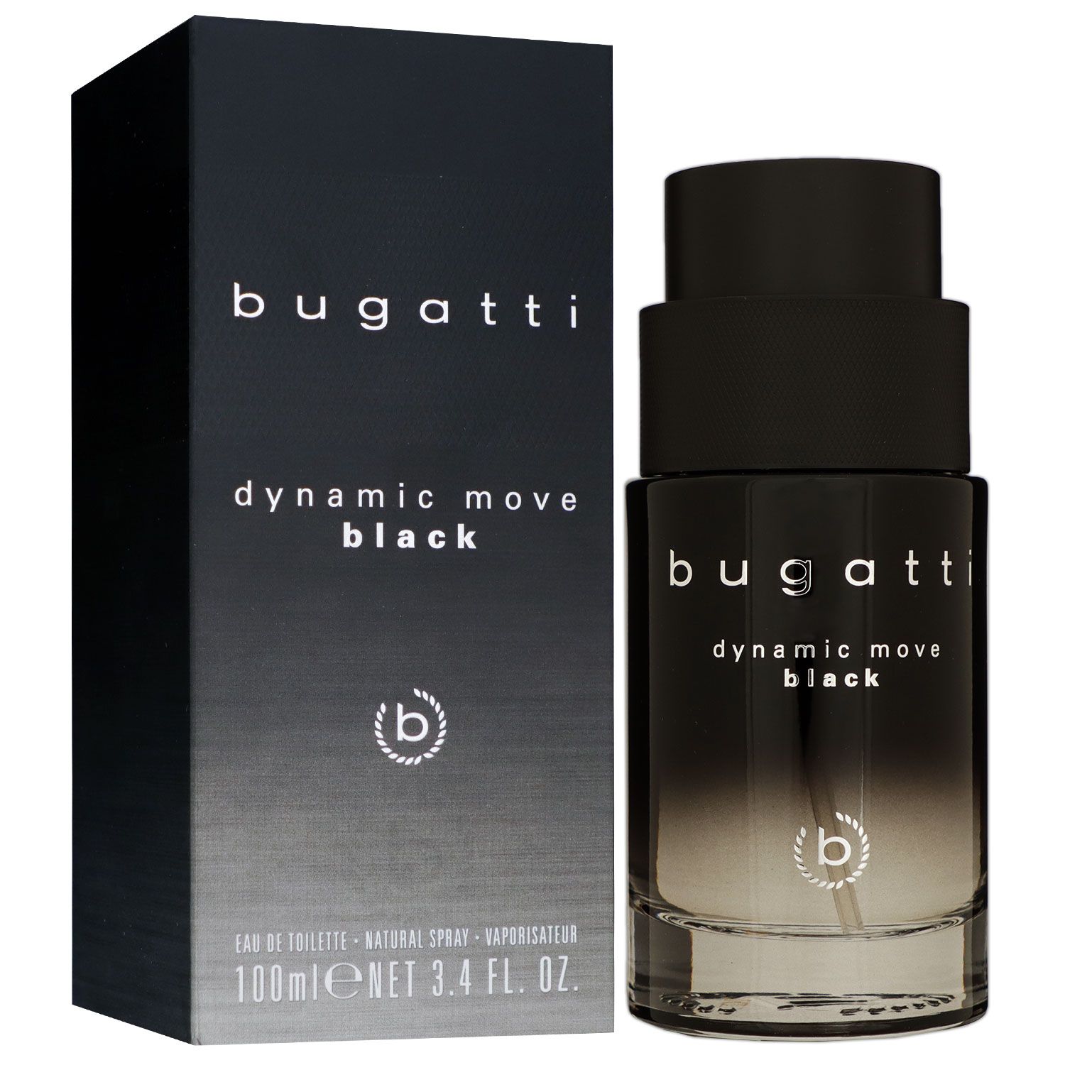 Bugatti Fashion Dynamic Move Black 100 ml Eau de Toilette EDT Herrenduft