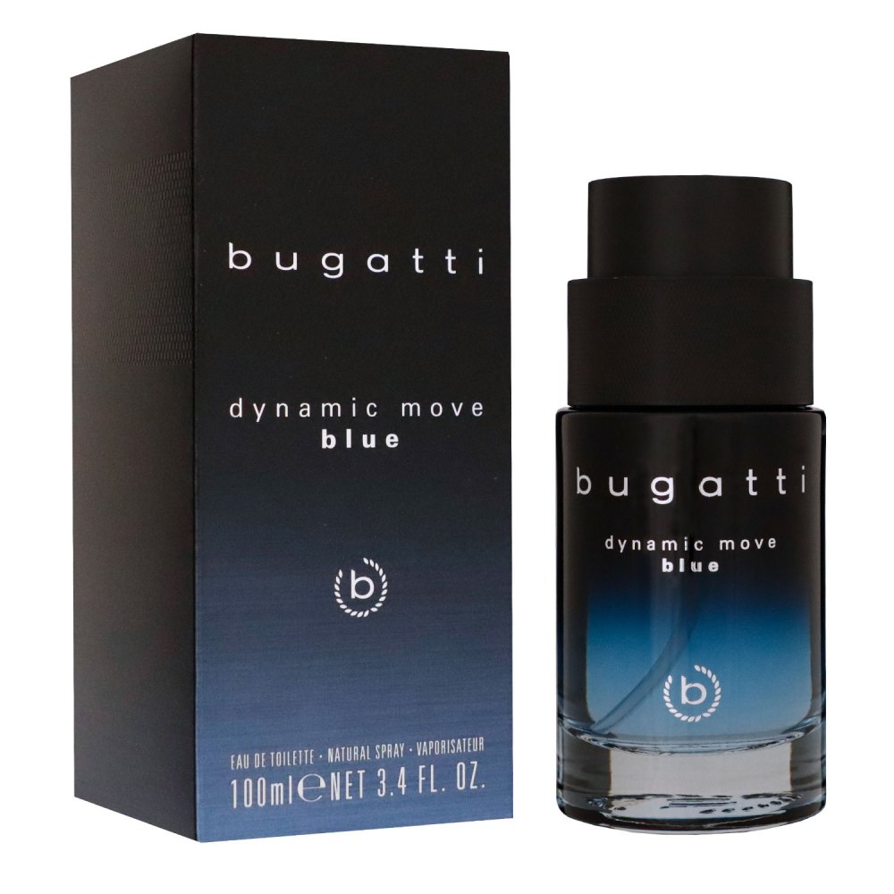 Bugatti Fashion Dynamic Move Blue 100 ml Eau de Toilette EDT Herrenduft ...