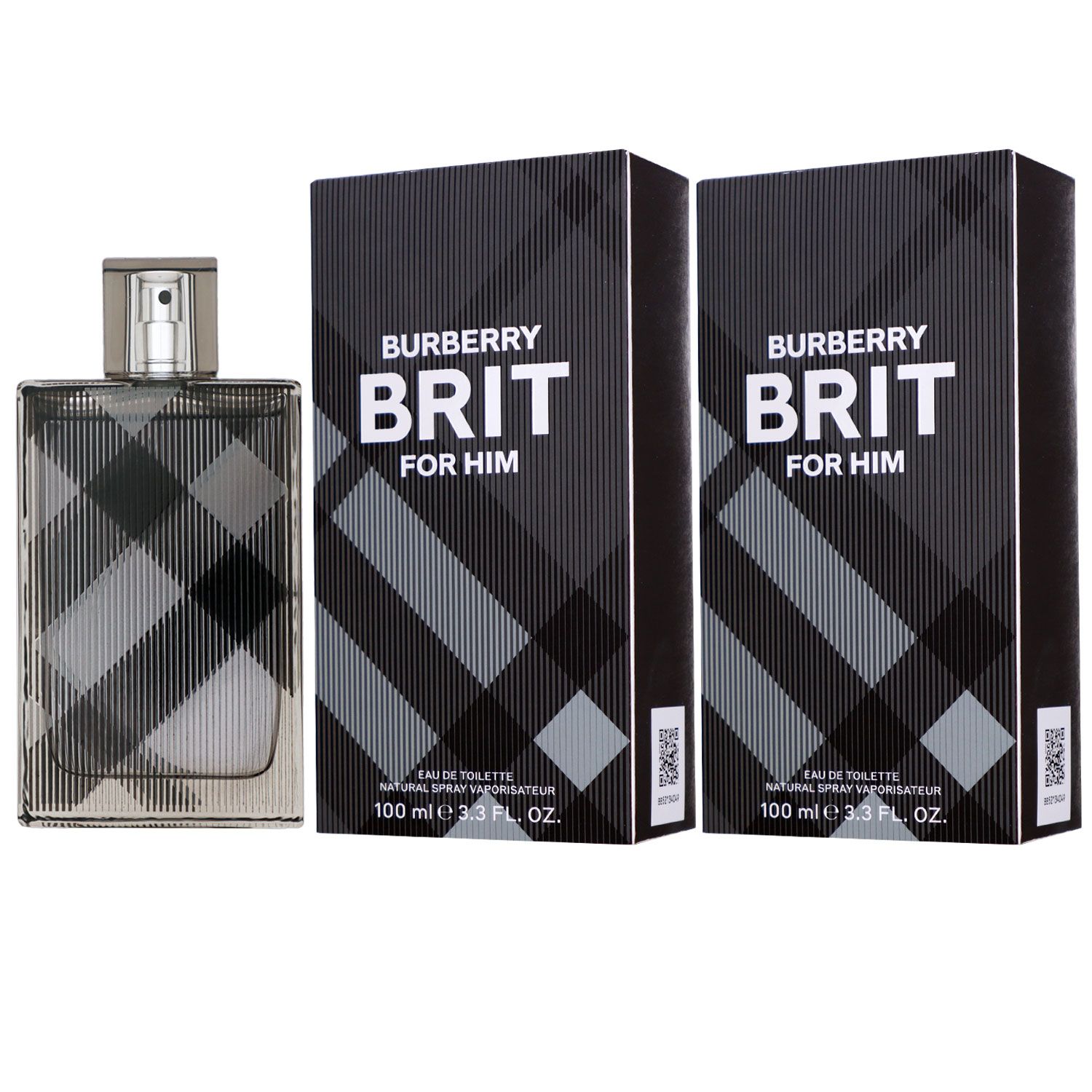 Burberry Brit for Him 2 x 100 ml Eau de Toilette EDT Set Herrenduft